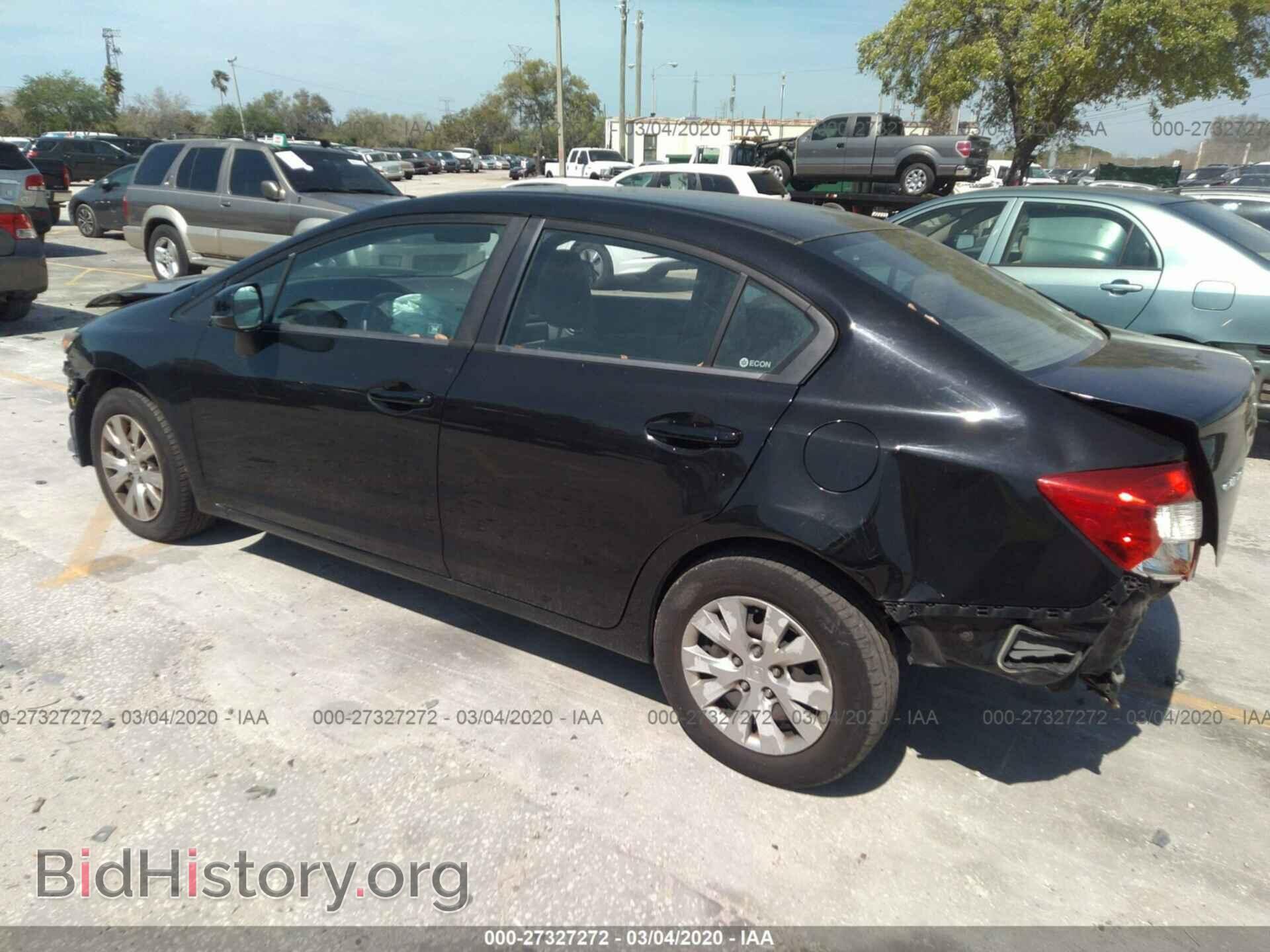 2012 HONDA CIVIC - VIN: 19XFB2F51CE381131 - Фото 3