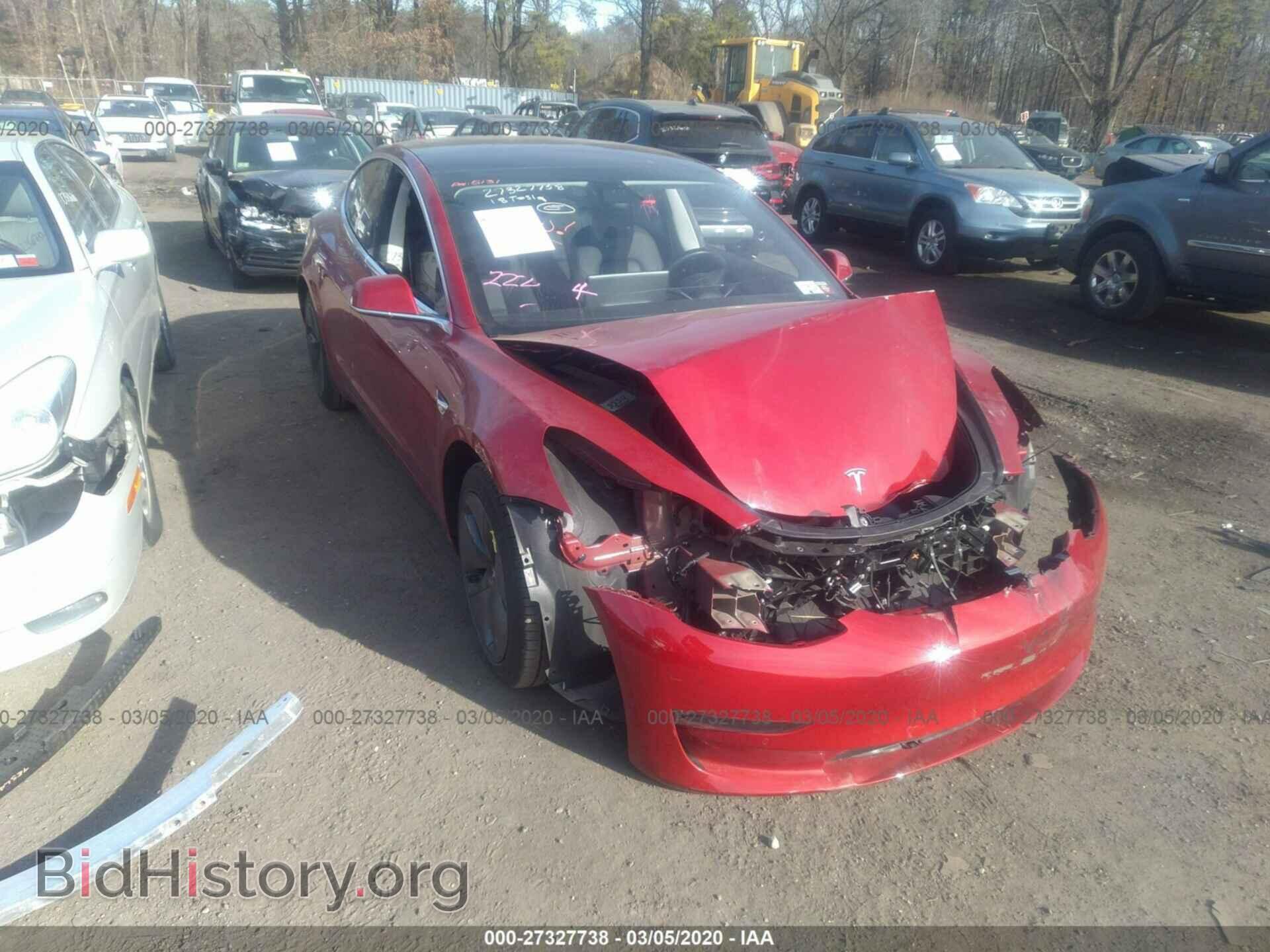 Photo 5YJ3E1EA4JF043619 - TESLA MODEL 3 2018
