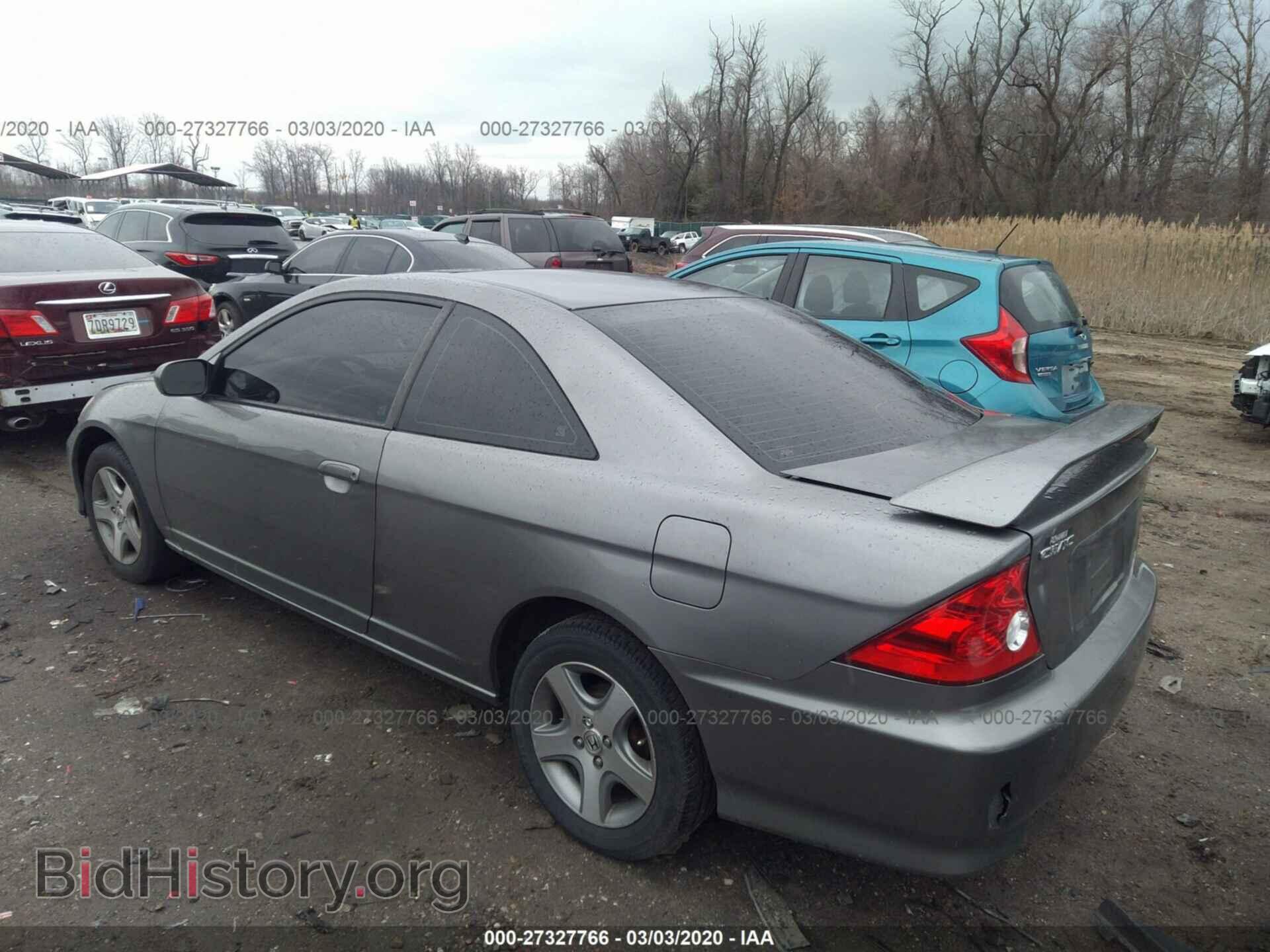 2005 HONDA CIVIC - VIN: 1HGEM22955L013559 - Фото 3