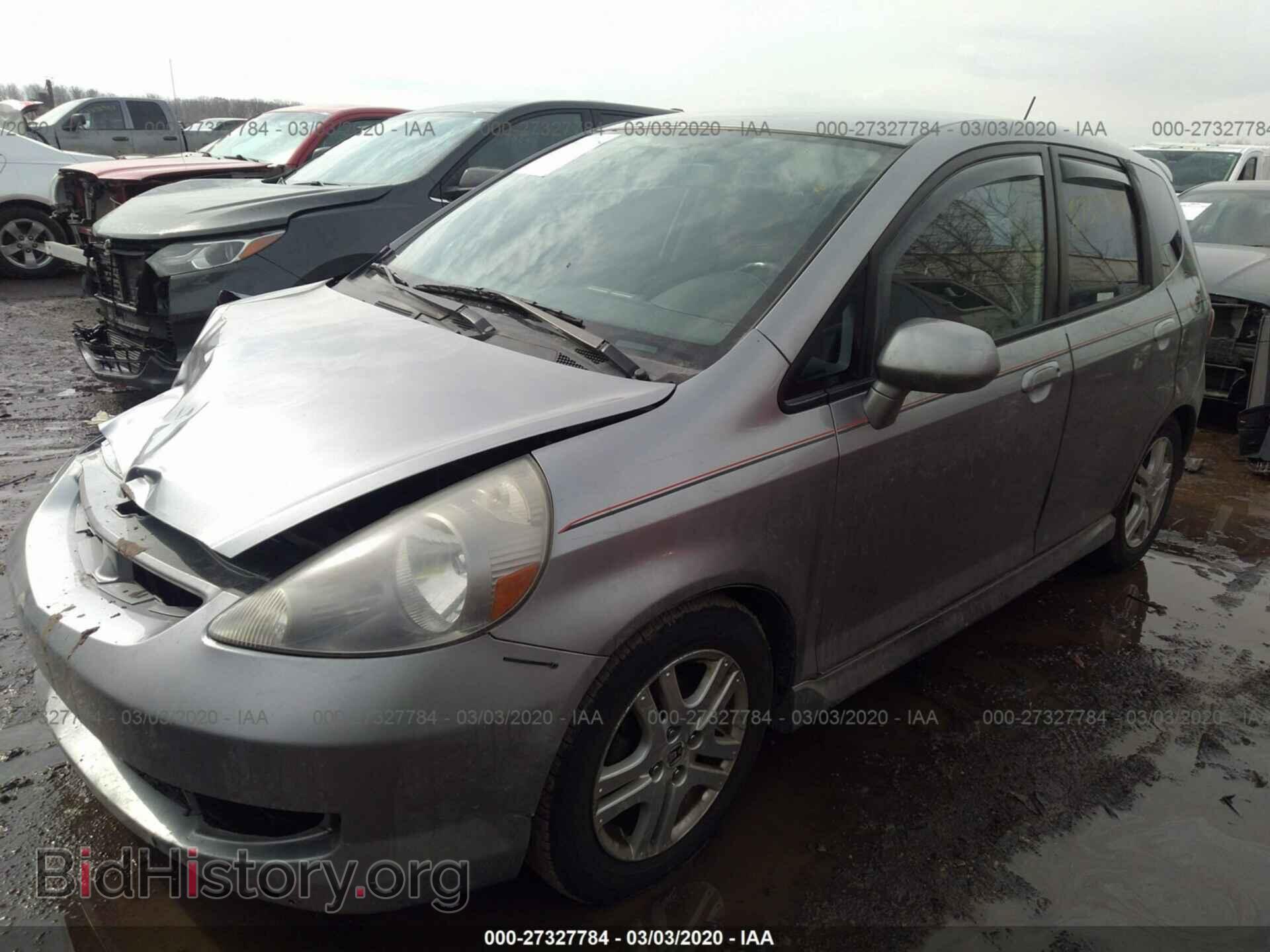 2007 HONDA FIT - VIN: JHMGD38607S000378 - Фото 2