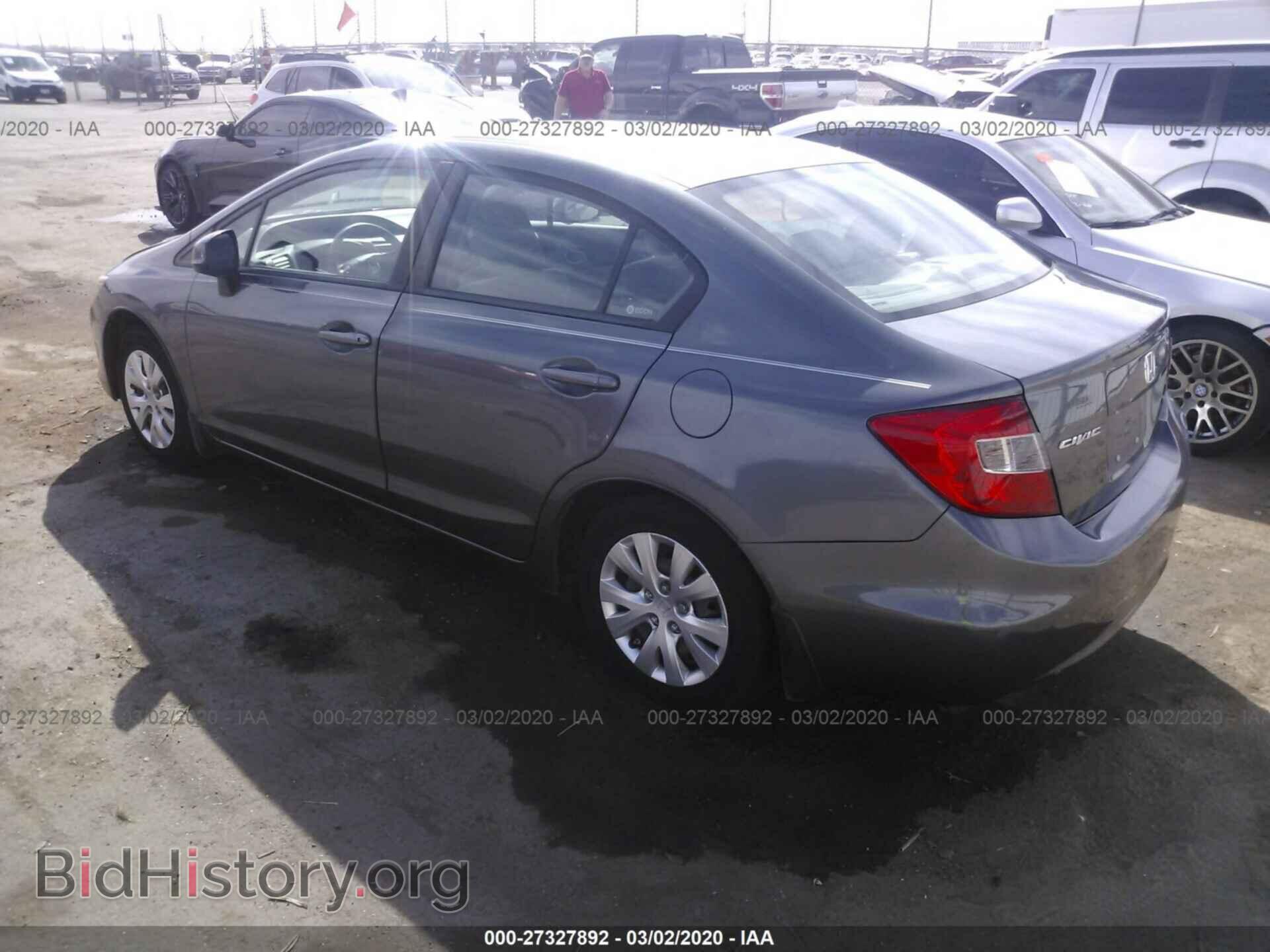 2012 HONDA CIVIC - VIN: 19XFB2F54CE042914 - Фото 3