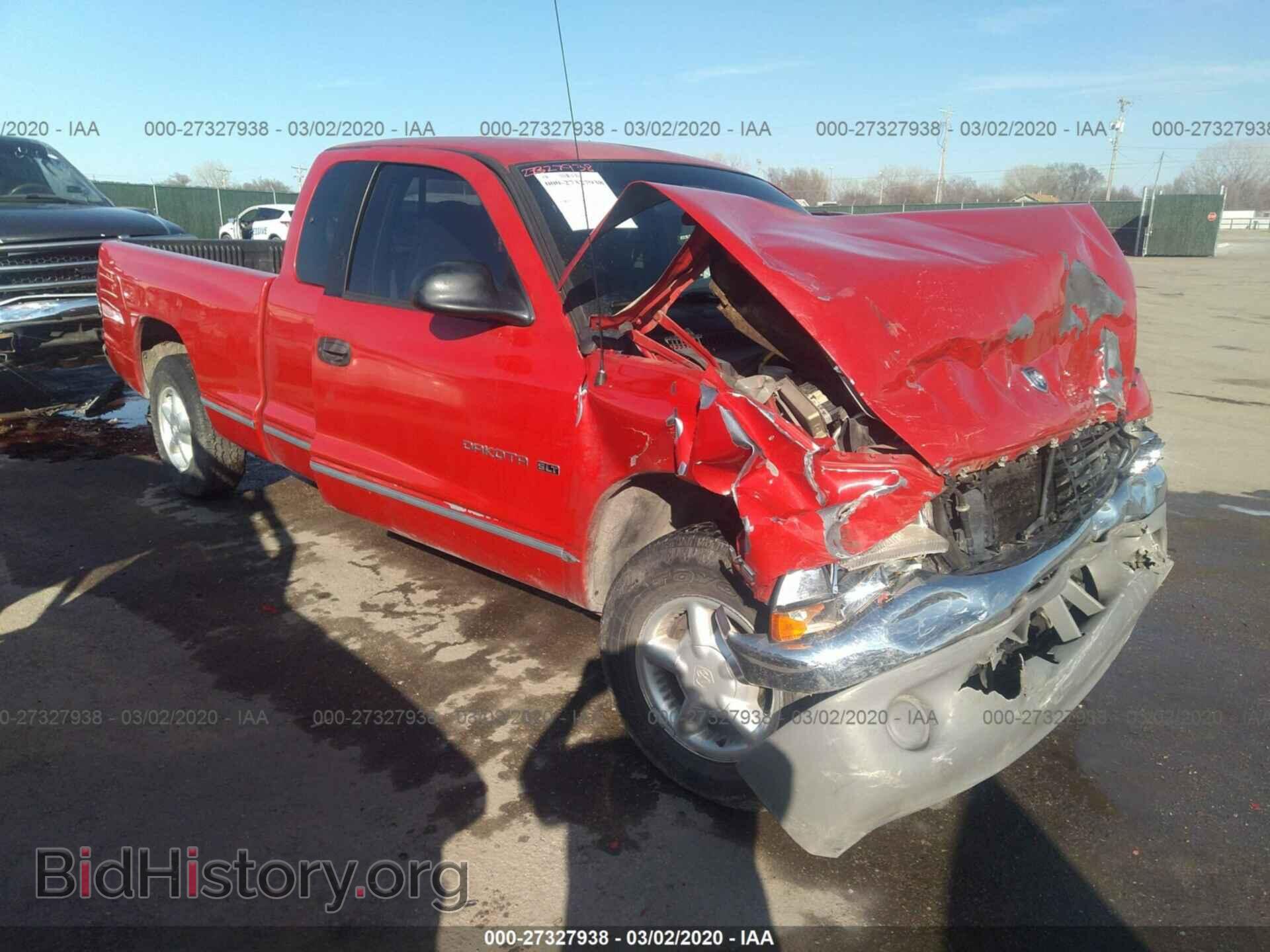 Фотография 1B7GL22X7WS762167 - DODGE DAKOTA 1998