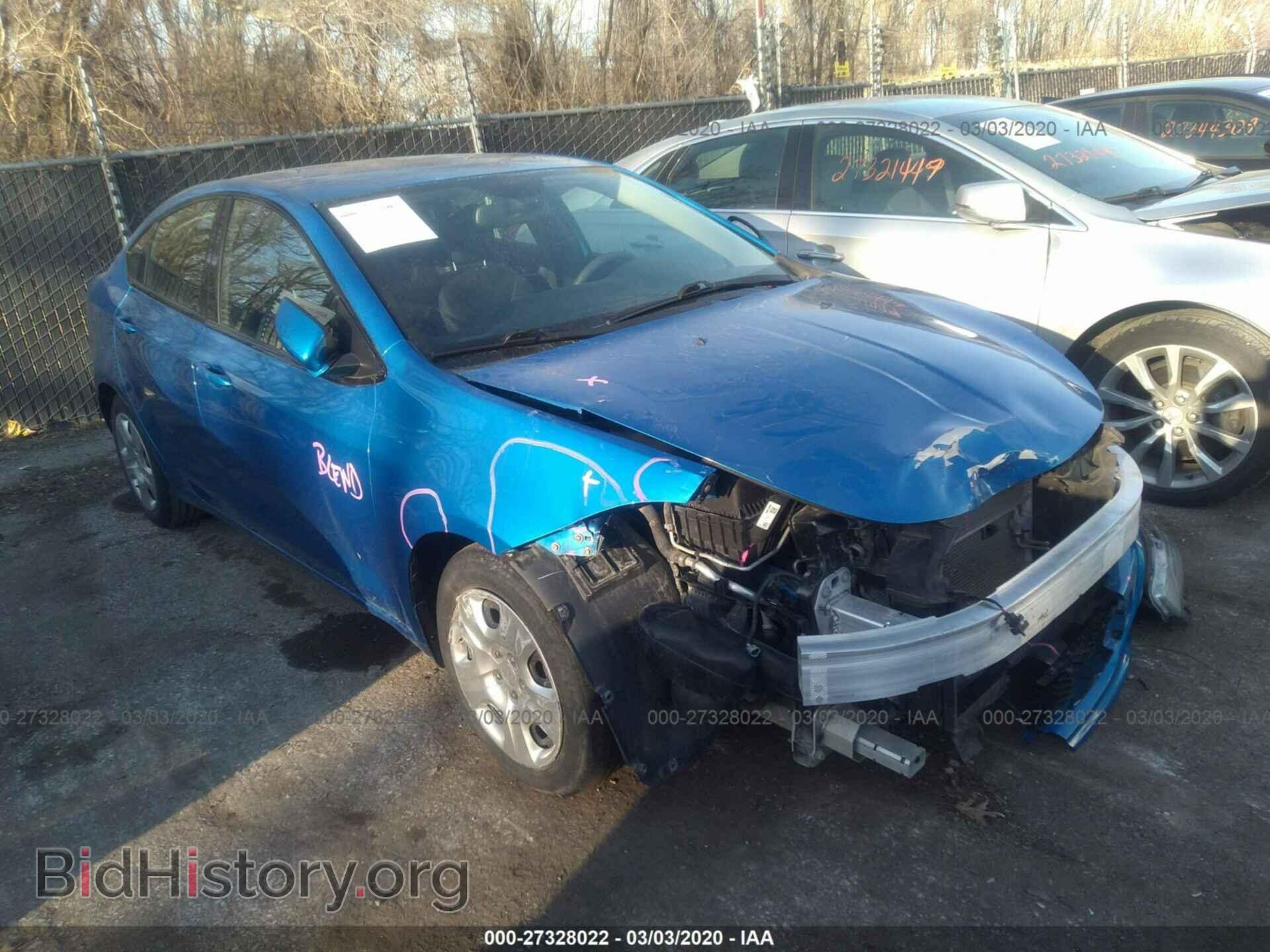 Фотография 1C3CDFAA4FD422967 - DODGE DART 2015