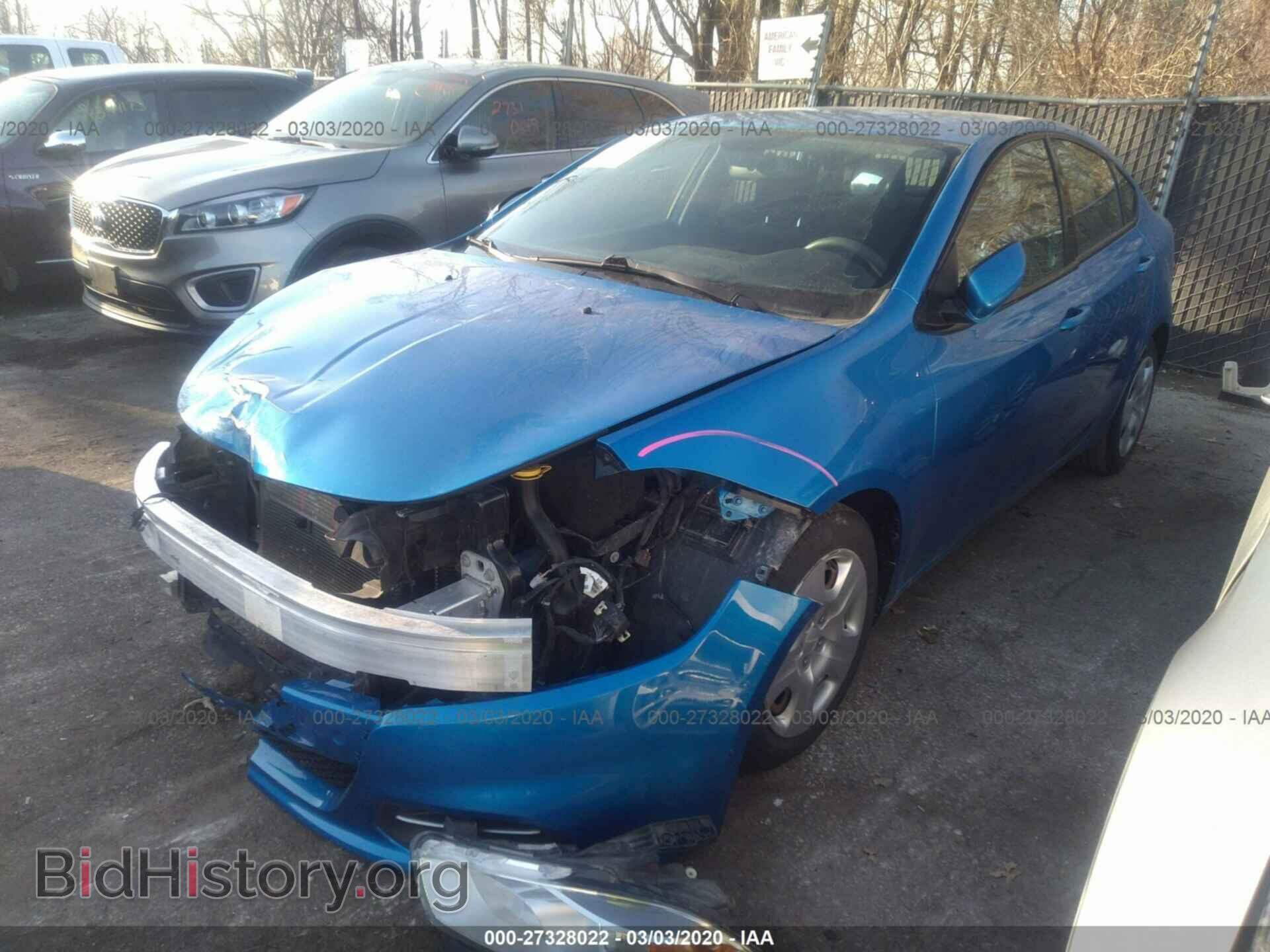 2015 DODGE DART - VIN: 1C3CDFAA4FD422967 - Фото 2