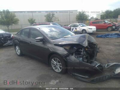2017 Ford FOCUS SE, серый — VIN 1FADP3F2XHL269839, IAAI