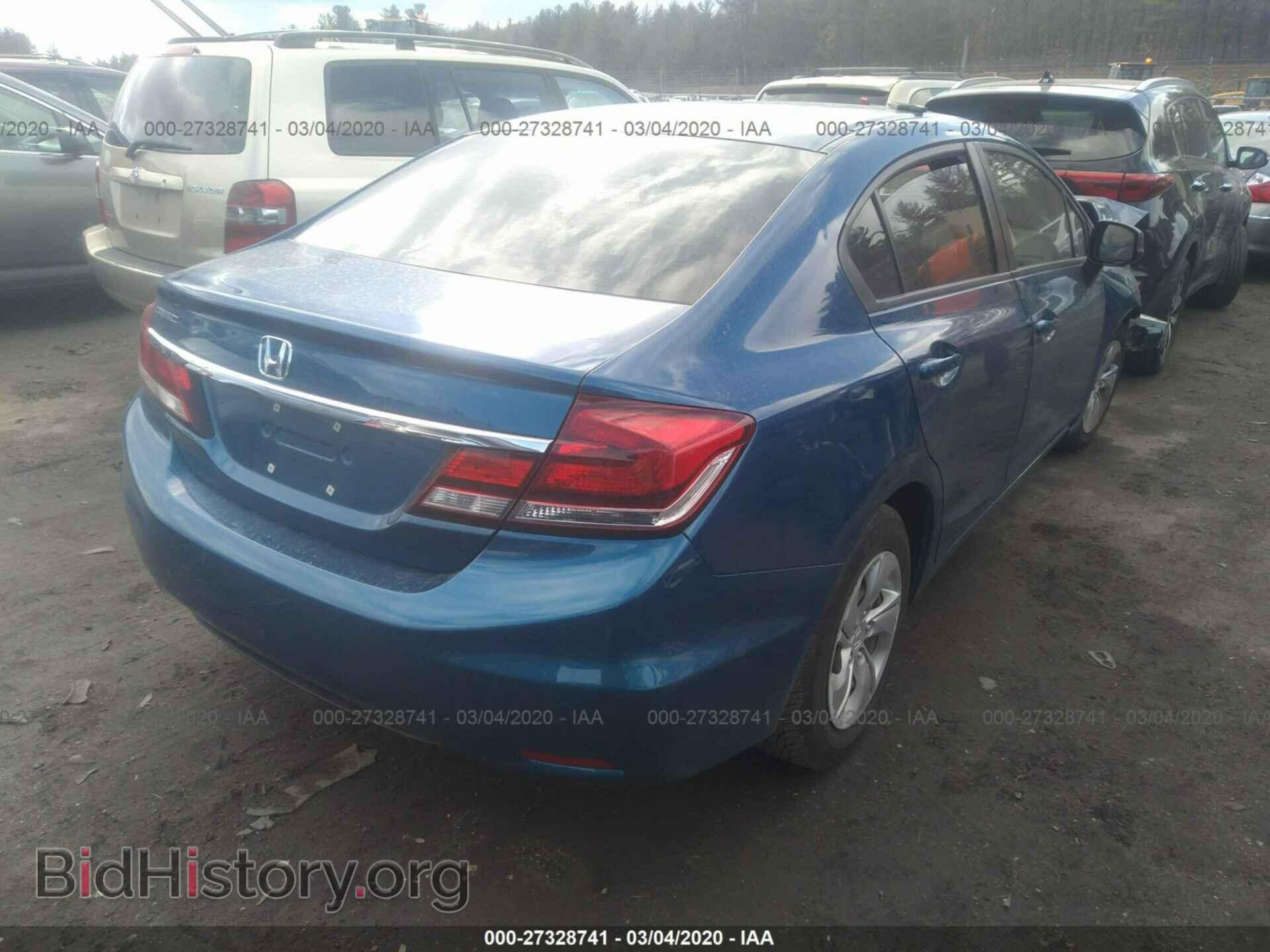 2013 HONDA CIVIC - VIN: 19XFB2F50DE011015 - Фото 4
