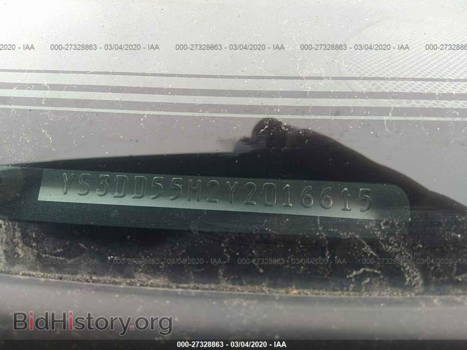 2000 SAAB 9-3 - VIN: YS3DD55H2Y2016615 - Фото 9