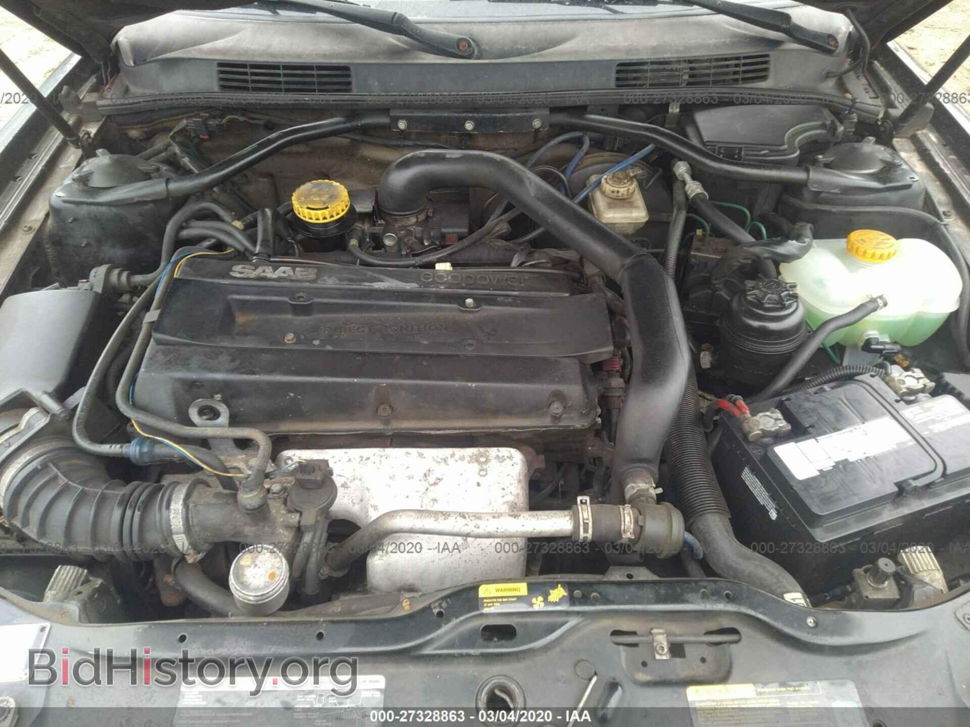 2000 SAAB 9-3 - VIN: YS3DD55H2Y2016615 - Фото 10