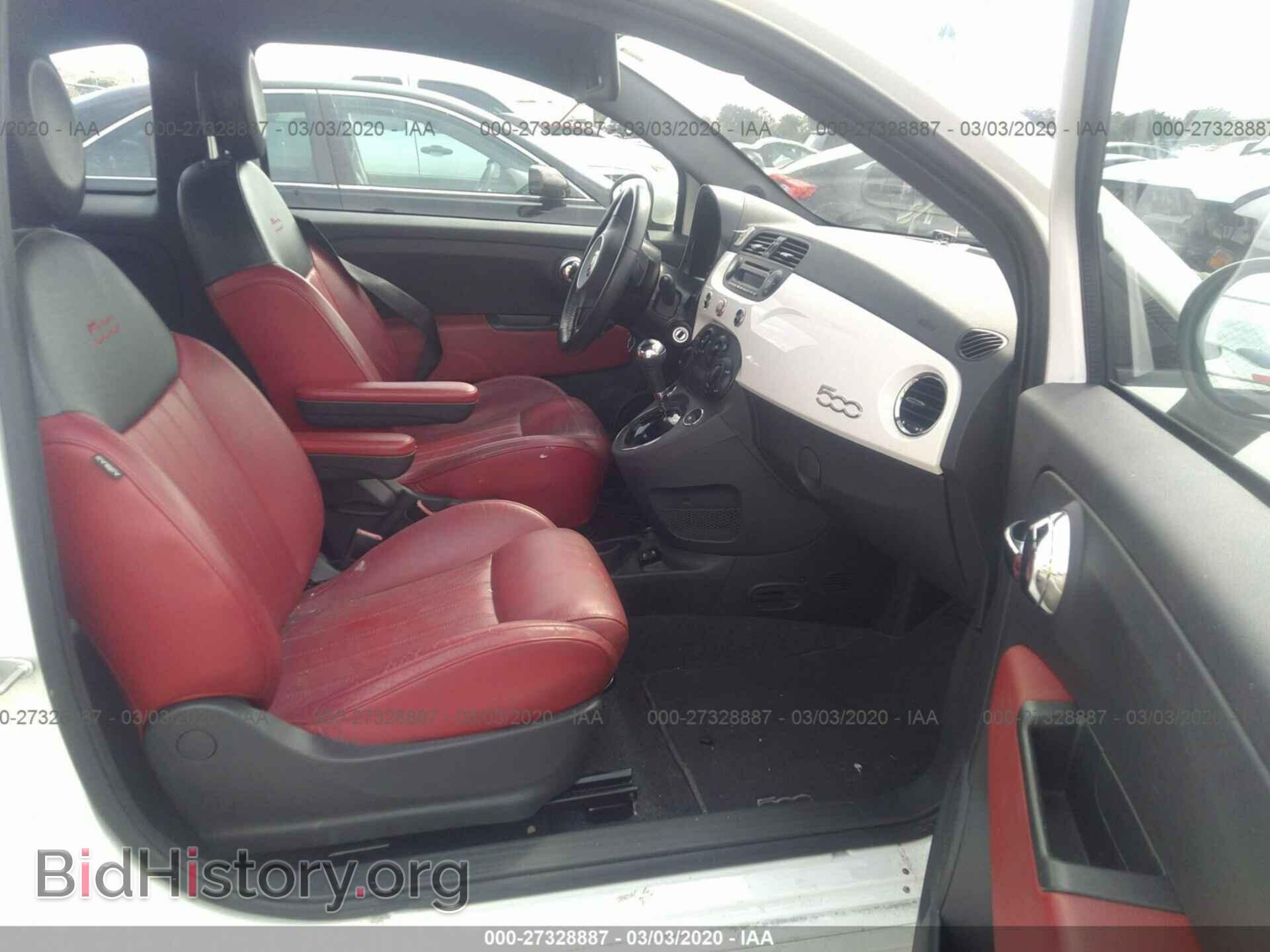 2015 FIAT 500 - VIN: 3C3CFFBR3FT681765 - Фото 5
