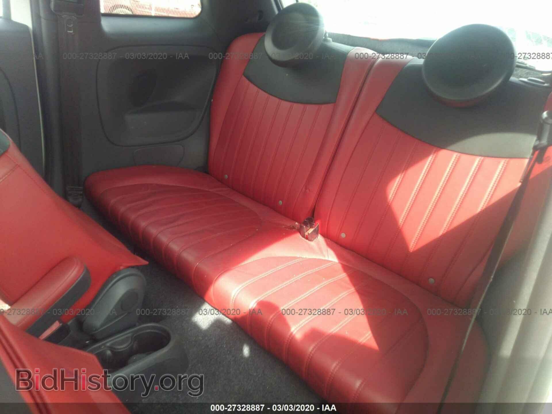 2015 FIAT 500 - VIN: 3C3CFFBR3FT681765 - Фото 8