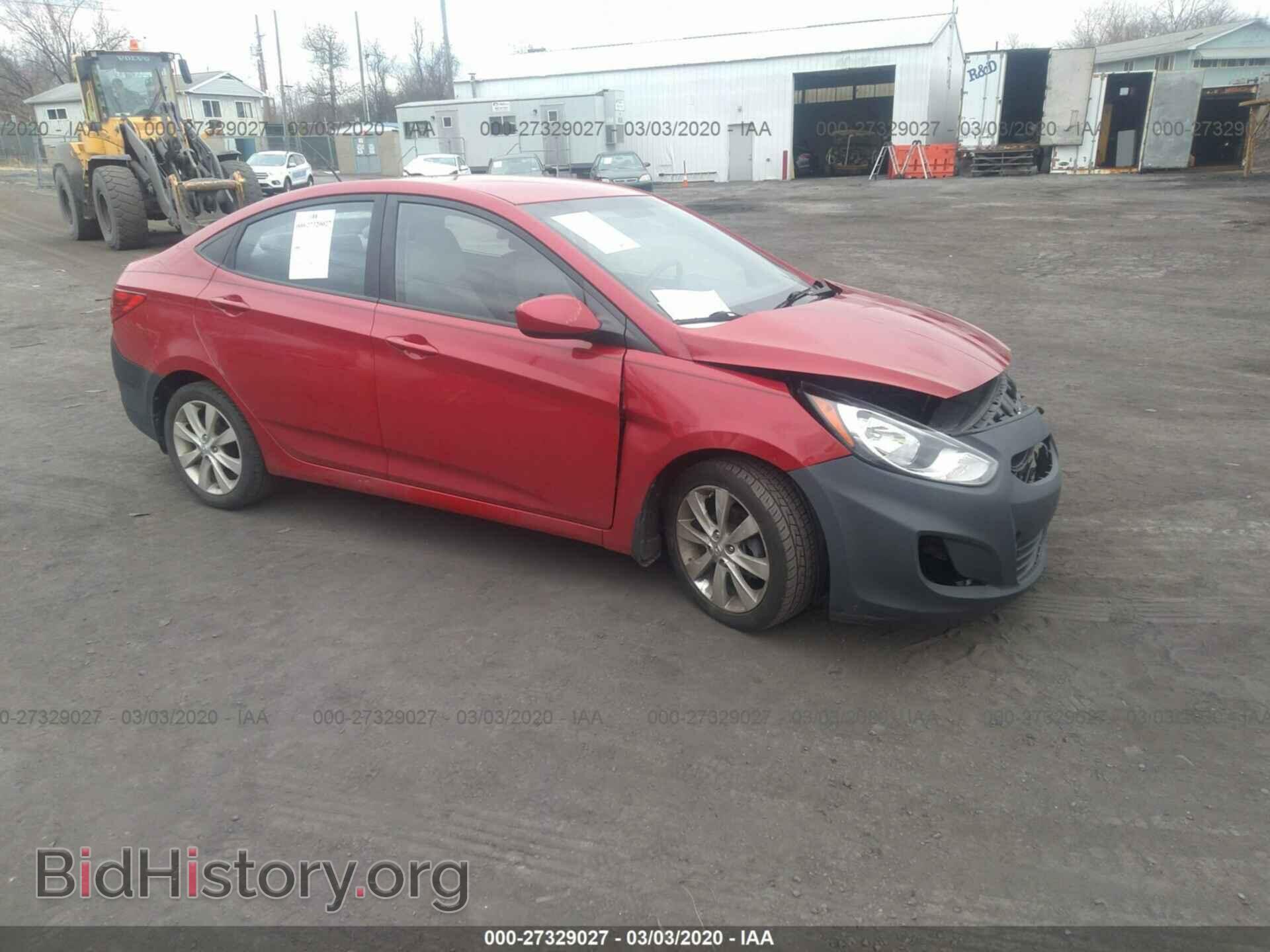 Photo KMHCU4AE9CU194443 - HYUNDAI ACCENT 2012