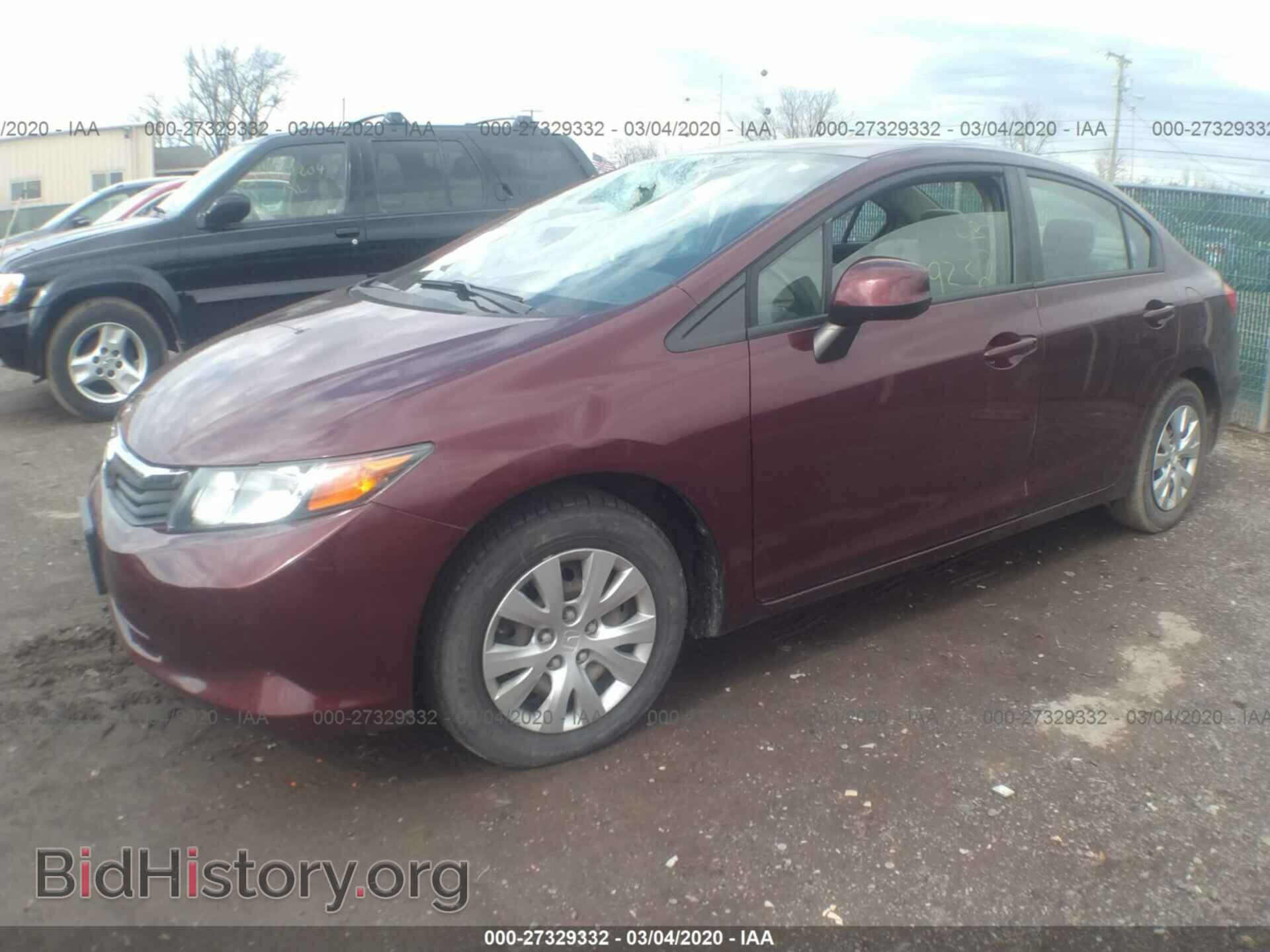 2012 HONDA CIVIC - VIN: 19XFB2F57CE088480 - Photo 2
