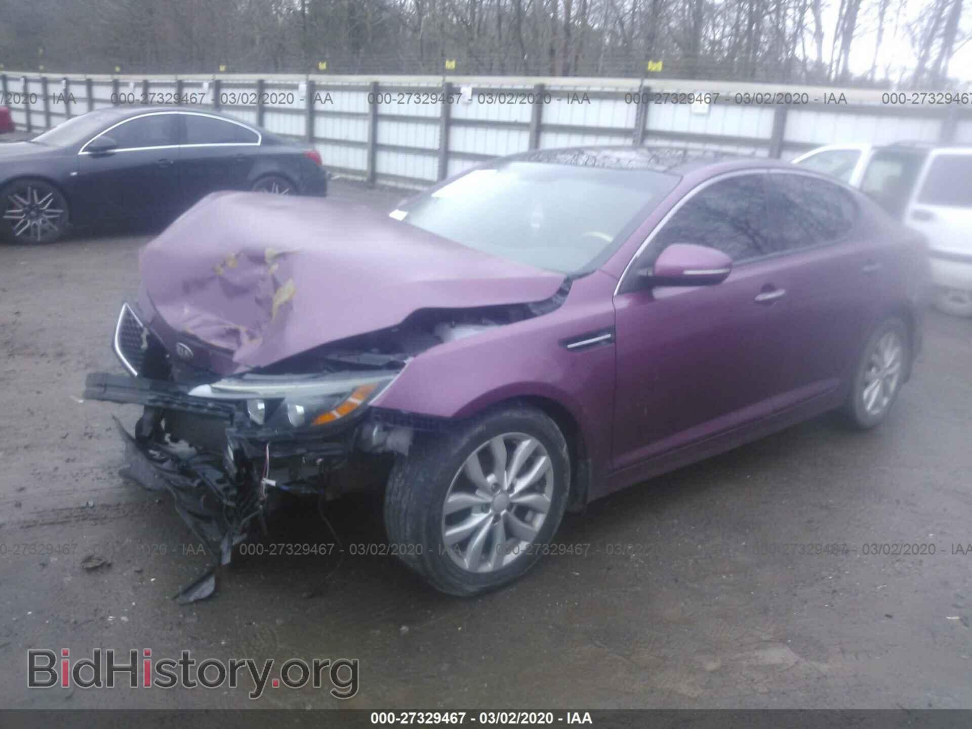 2014 KIA OPTIMA - VIN: 5XXGN4A7XEG306163 - Фото 2