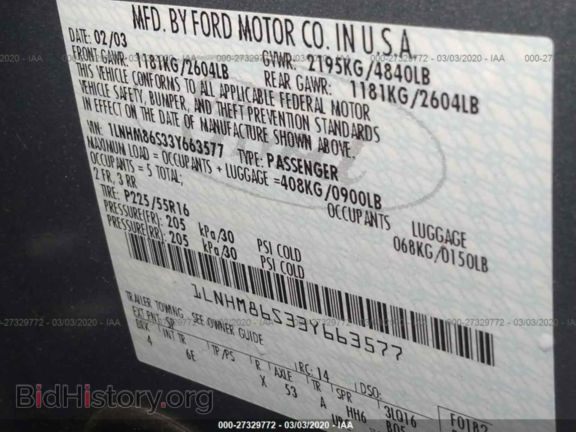 2003 LINCOLN LS - VIN: 1LNHM86S33Y663577 - Photo 9