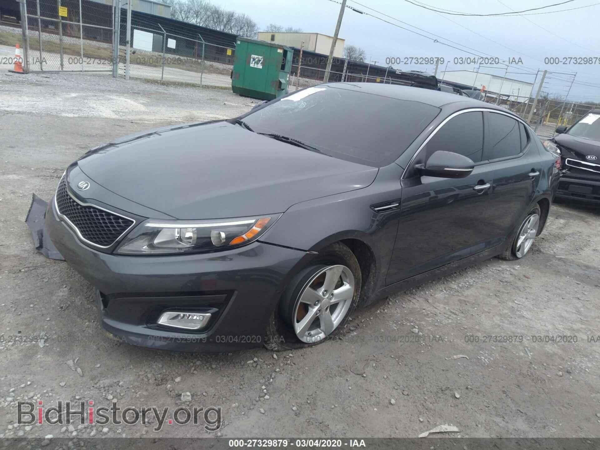 2015 KIA OPTIMA - VIN: KNAGM4A70F5626355 - Фото 2