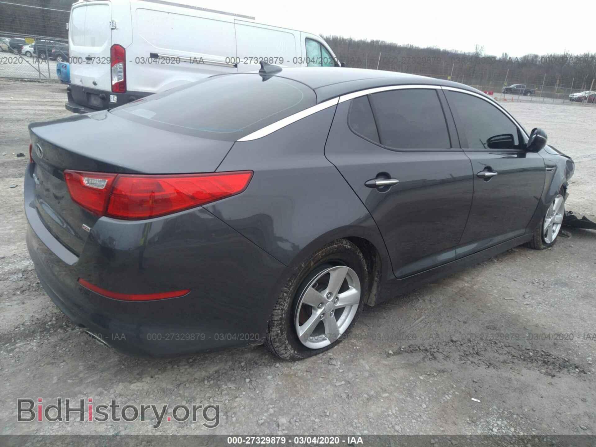 2015 KIA OPTIMA - VIN: KNAGM4A70F5626355 - Фото 4