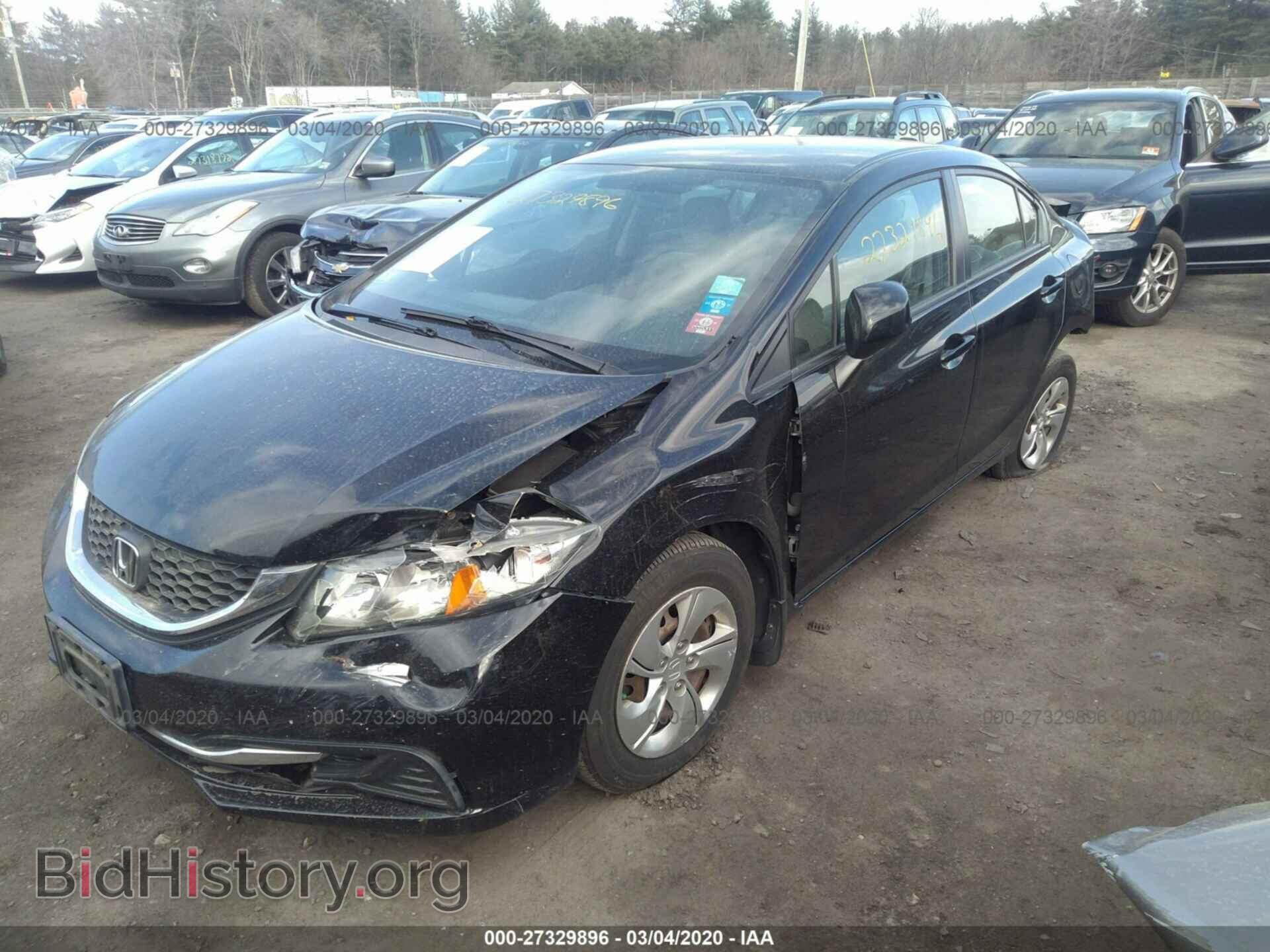 2013 HONDA CIVIC - VIN: 19XFB2F50DE211506 - Фото 2
