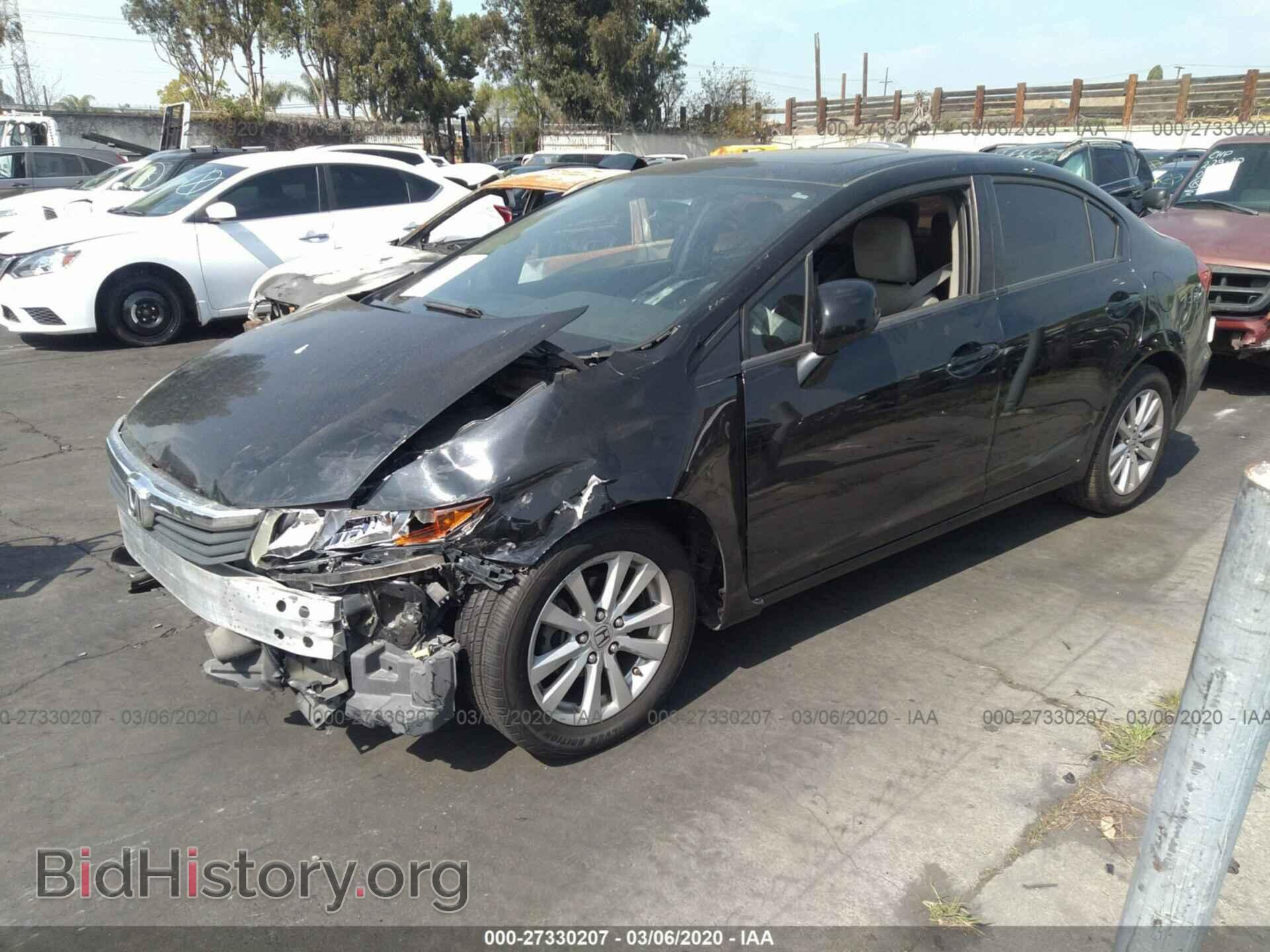 2012 HONDA CIVIC - VIN: 2HGFB2F88CH305521 - Фото 2