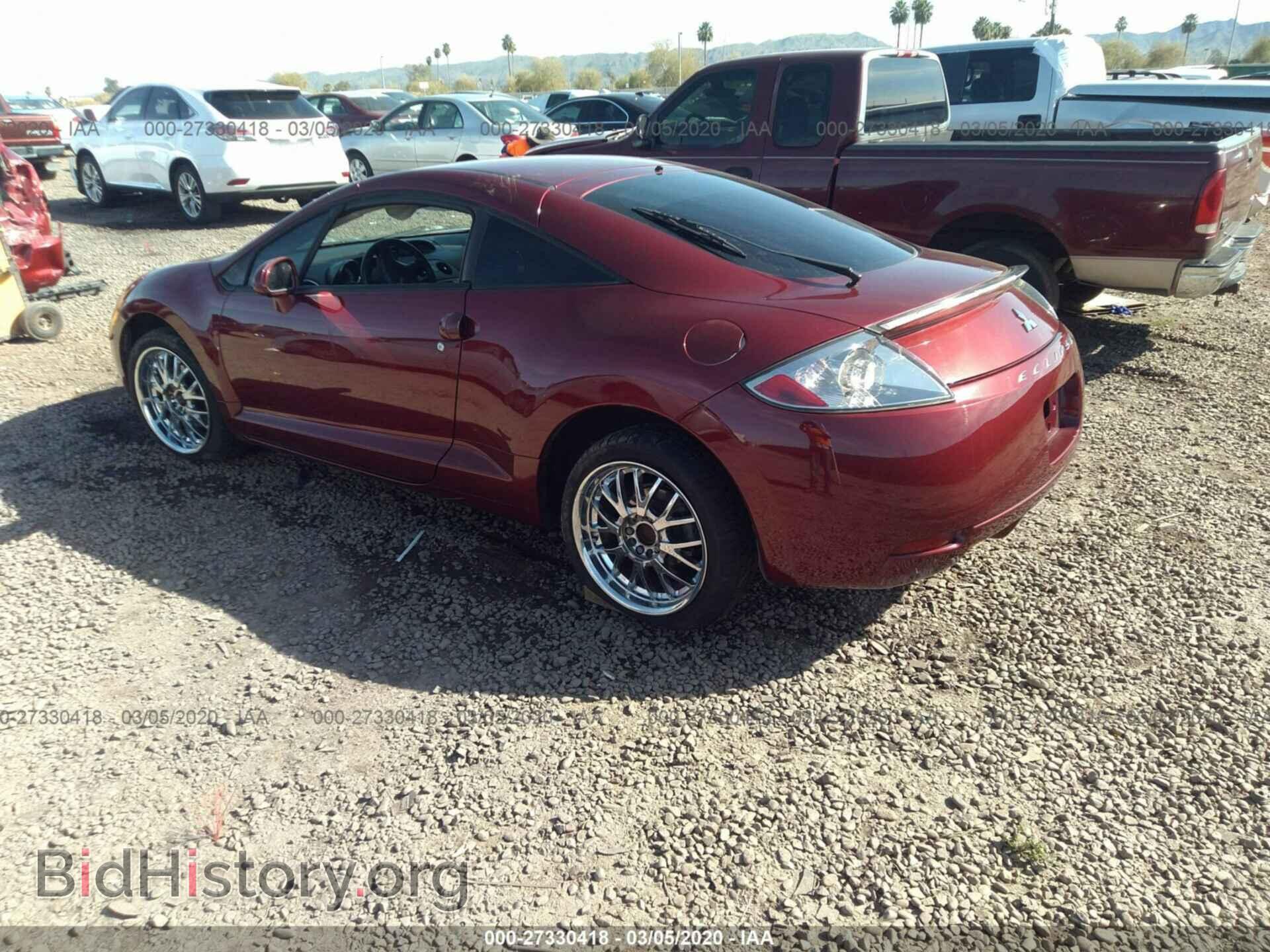 2007 MITSUBISHI ECLIPSE - VIN: 4A3AK24F17E003153 - Фото 3