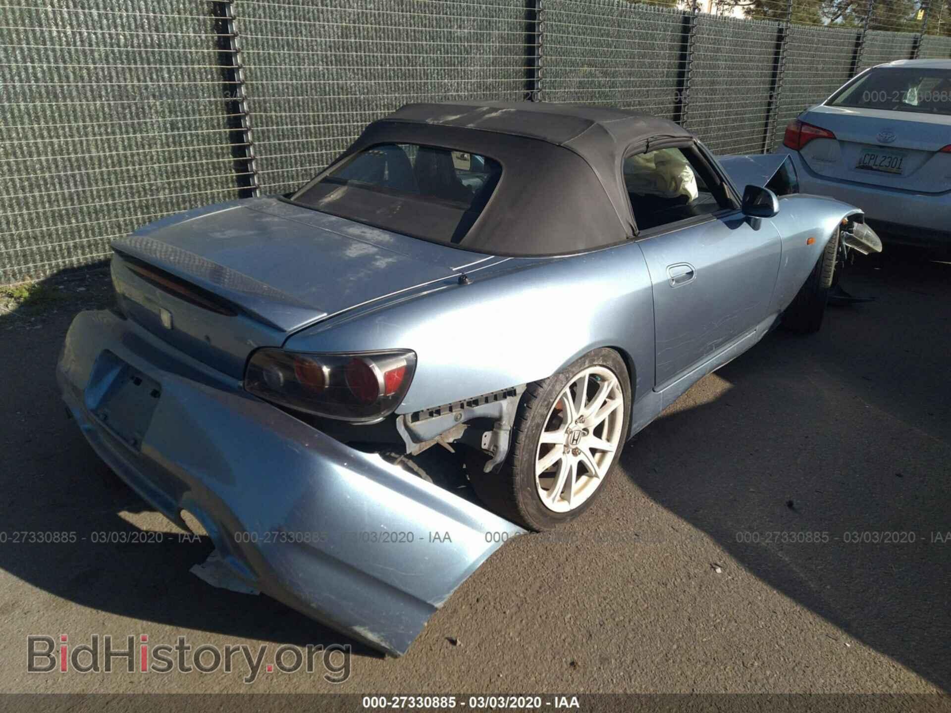 2004 HONDA S2000 - VIN: JHMAP21464T004893 - Фото 4