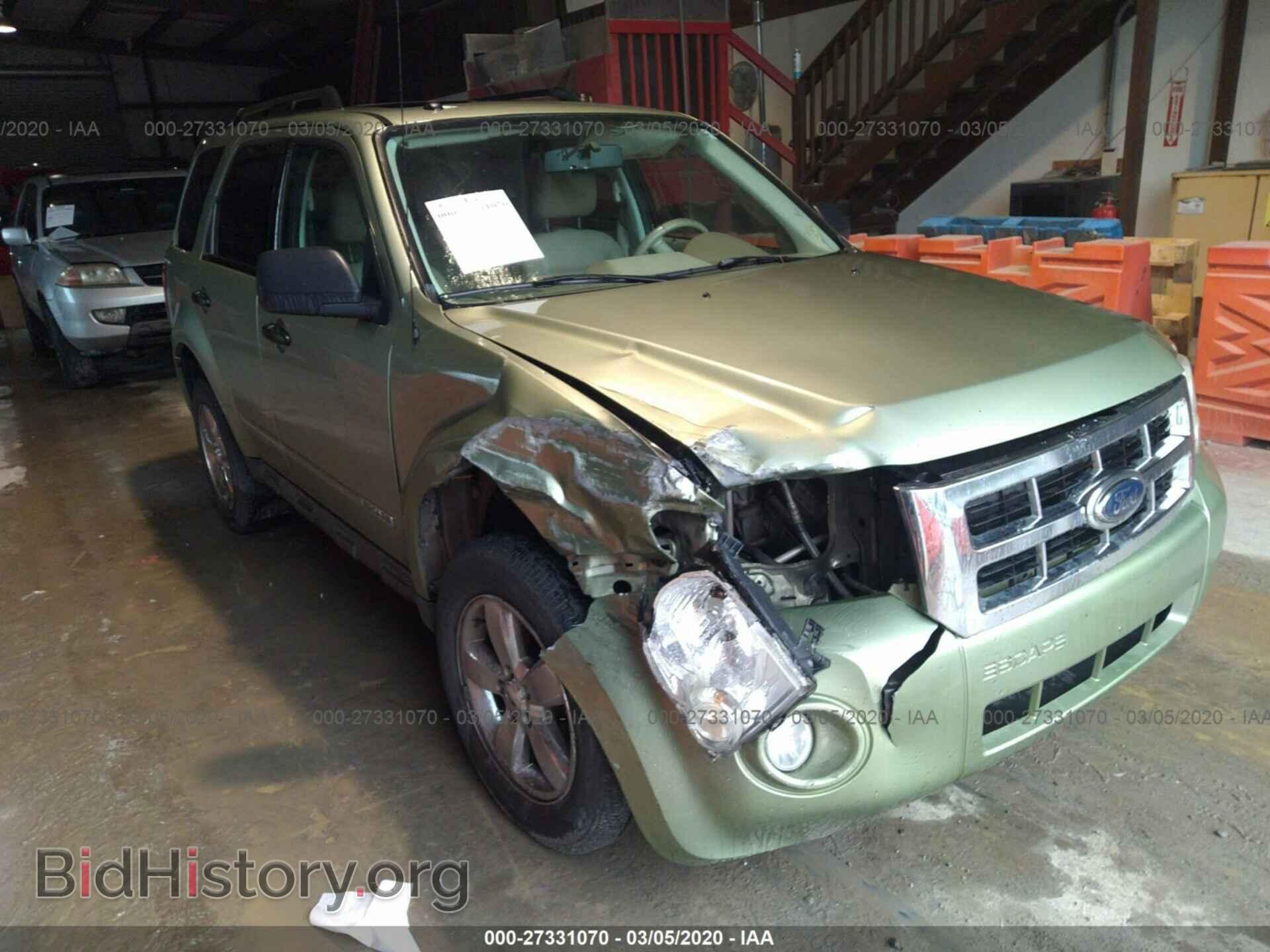 Фотография 1FMCU03168KE64816 - FORD ESCAPE 2008