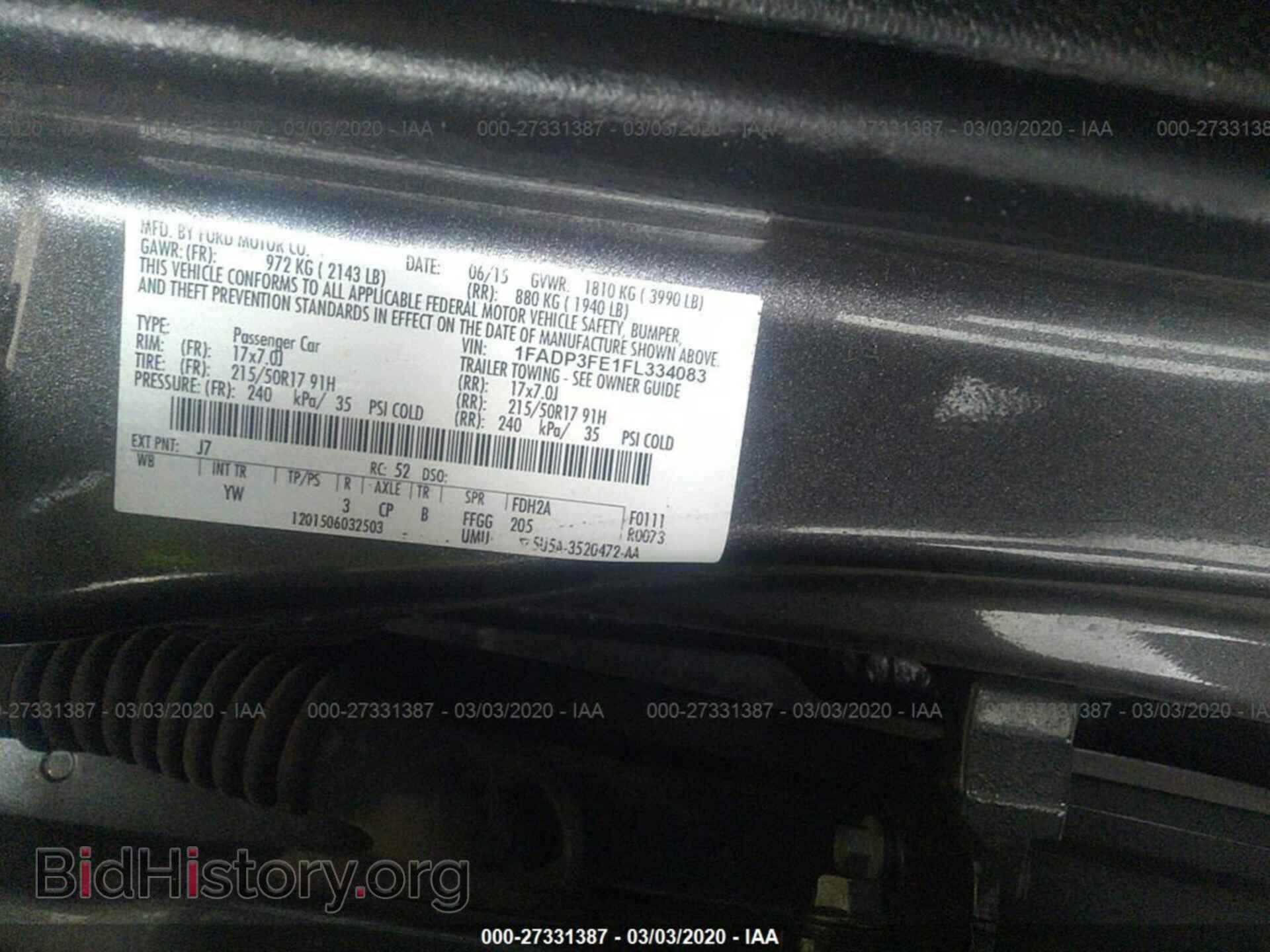 2015 FORD FOCUS - VIN: 1FADP3FE1FL334083 - Photo 9