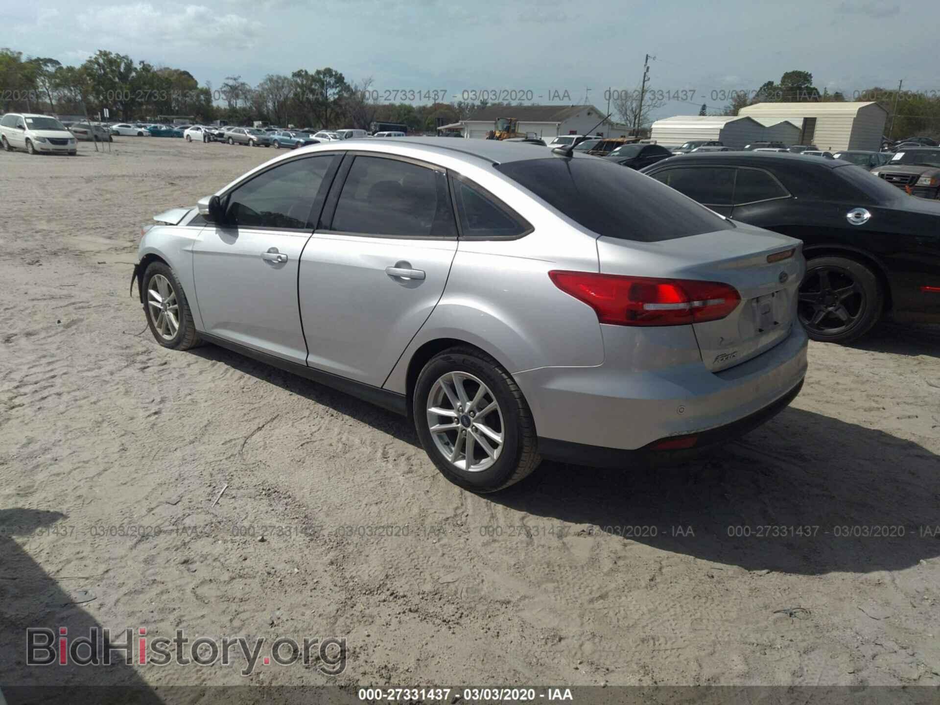 2015 FORD FOCUS - VIN: 1FADP3F2XFL354645 - Фото 3