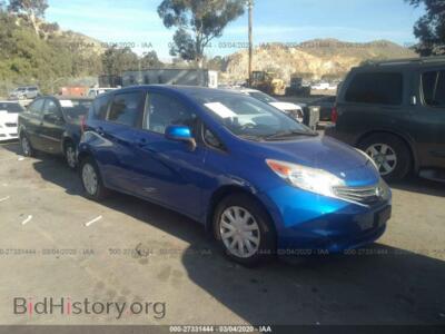 2014 Nissan VERSA NOTE S/S Plus/SV/SL, синий — VIN 3N1CE2CP3EL413353, IAAI