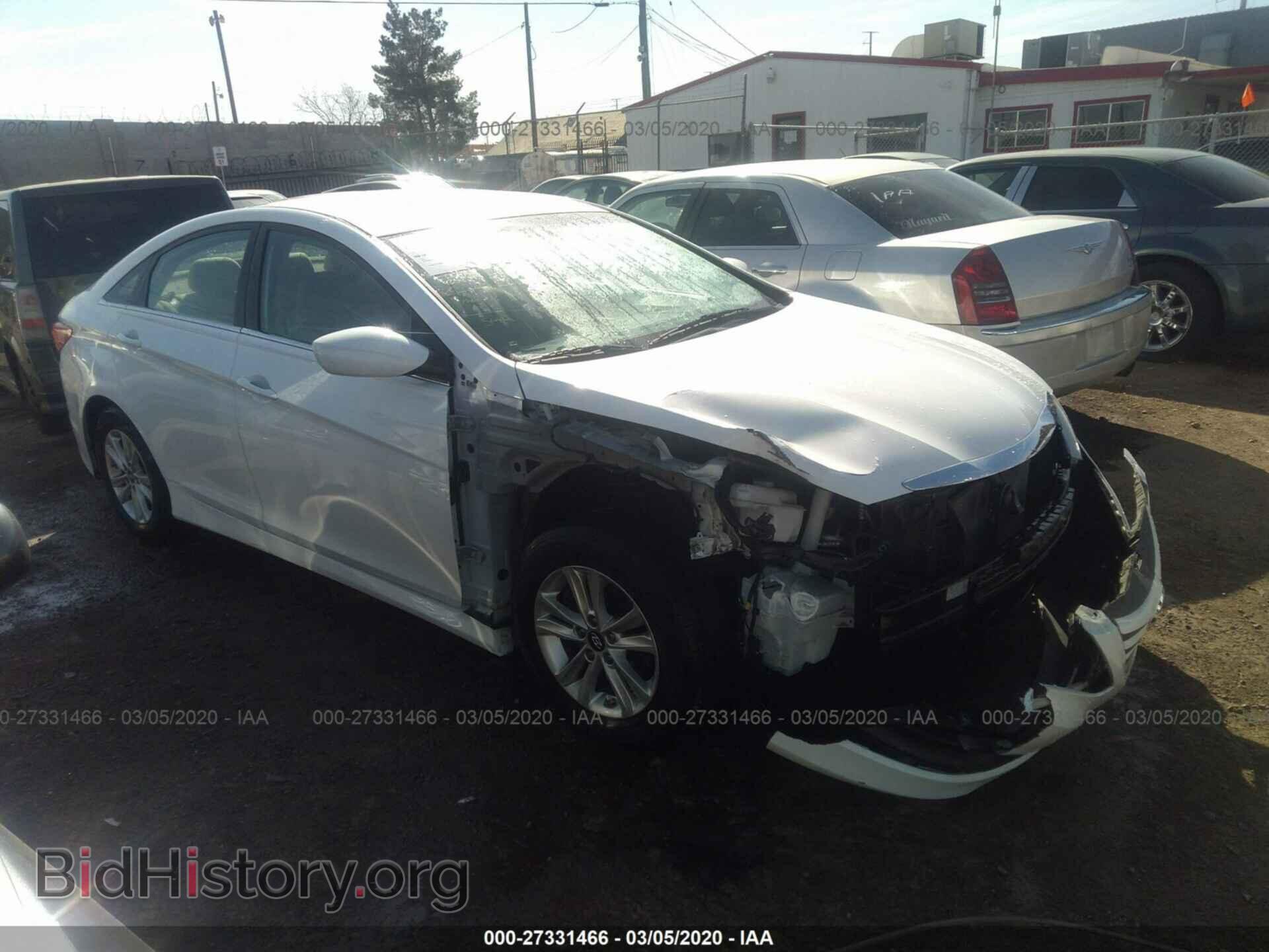Photo 5NPEB4AC4EH897642 - HYUNDAI SONATA 2014