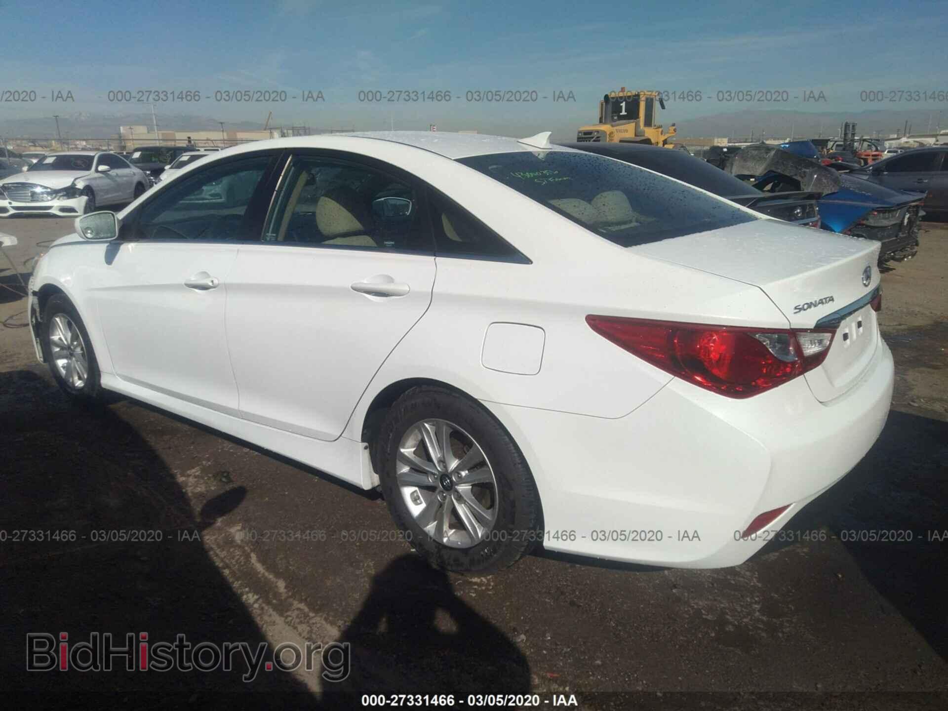 2014 HYUNDAI SONATA - VIN: 5NPEB4AC4EH897642 - Фото 3