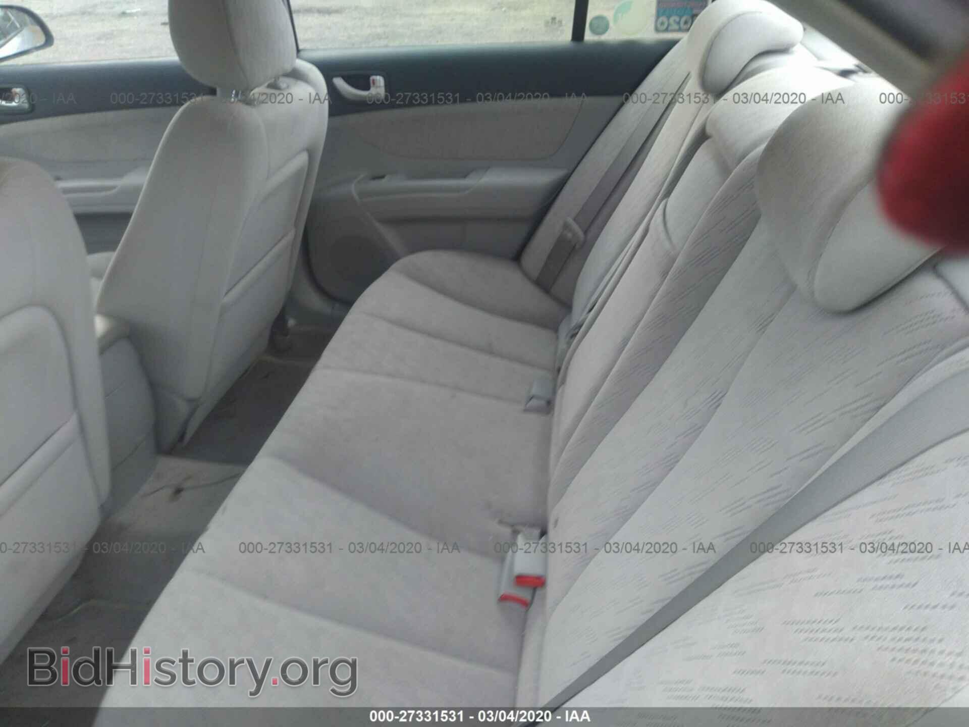 2006 HYUNDAI SONATA - VIN: KMHET46CX6A104497 - Фото 8