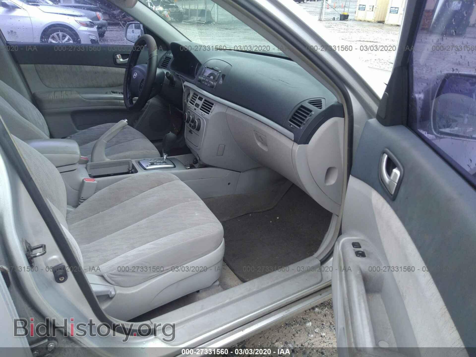 2006 HYUNDAI SONATA - VIN: KMHET46C16A108602 - Фото 5