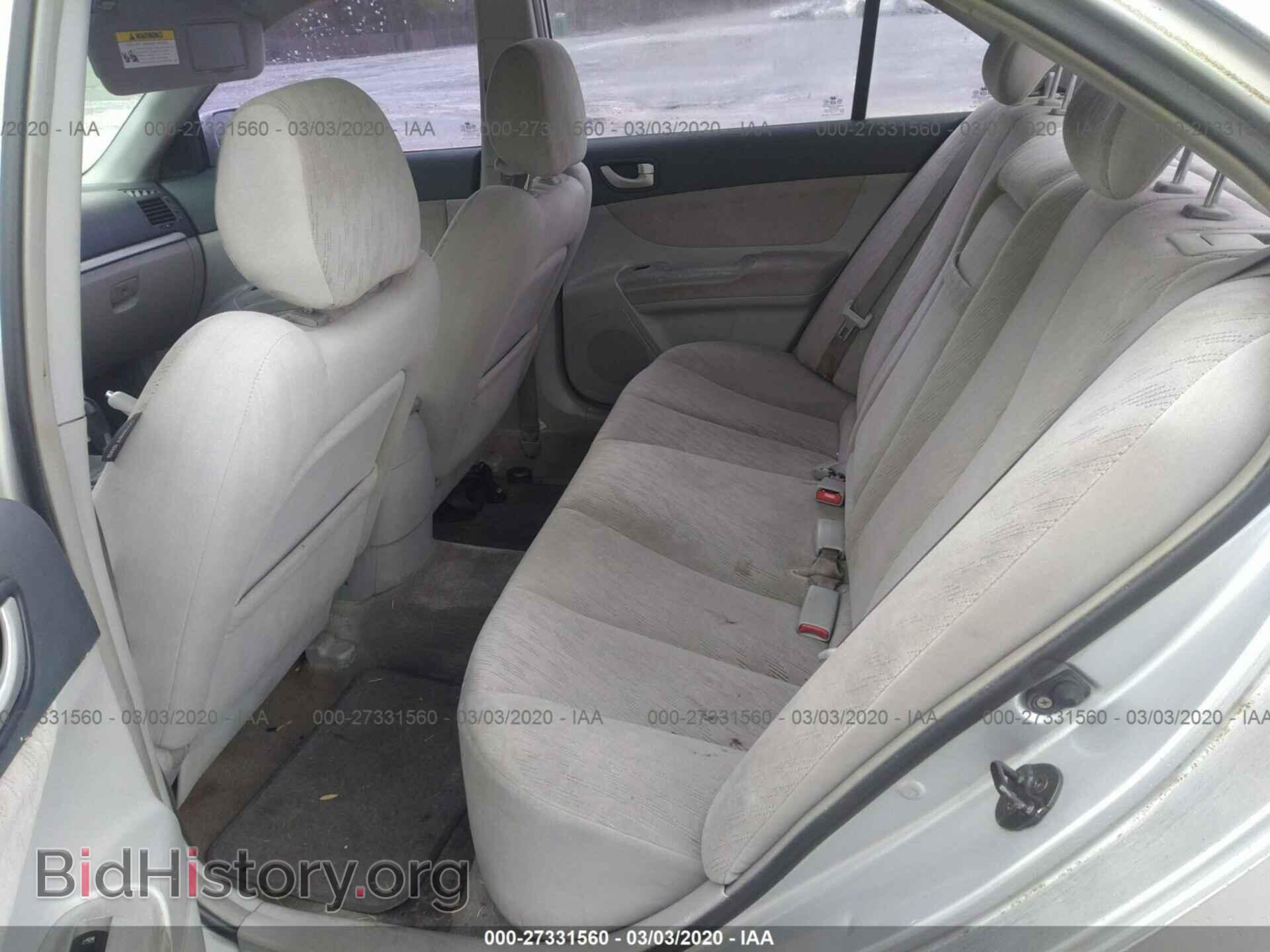 2006 HYUNDAI SONATA - VIN: KMHET46C16A108602 - Фото 8