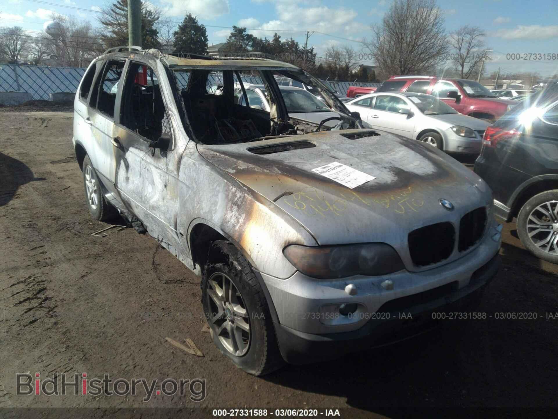 Photo 5UXFA13515LY14599 - BMW X5 2005