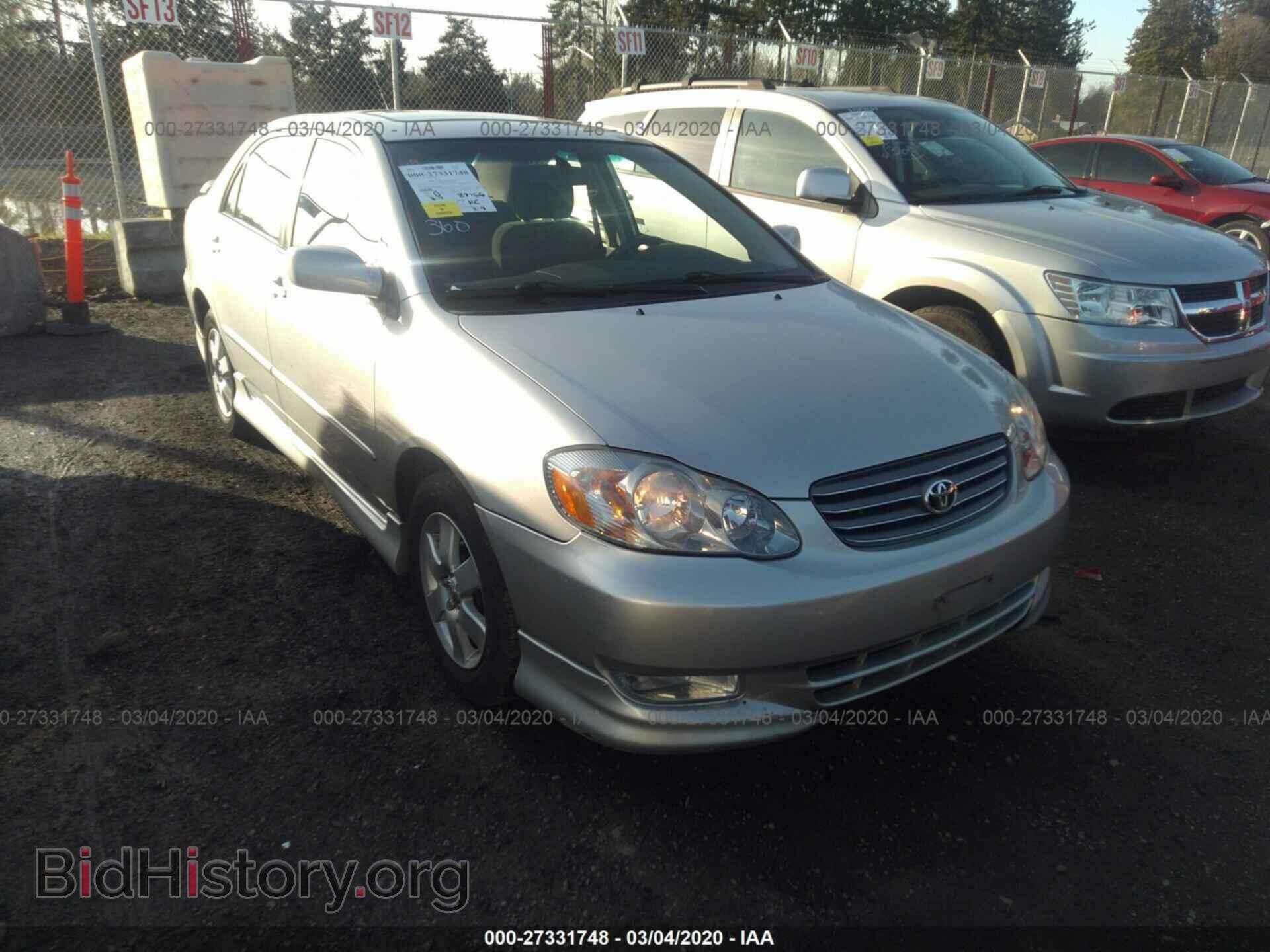 Фотография 1NXBR32E83Z106097 - TOYOTA COROLLA 2003