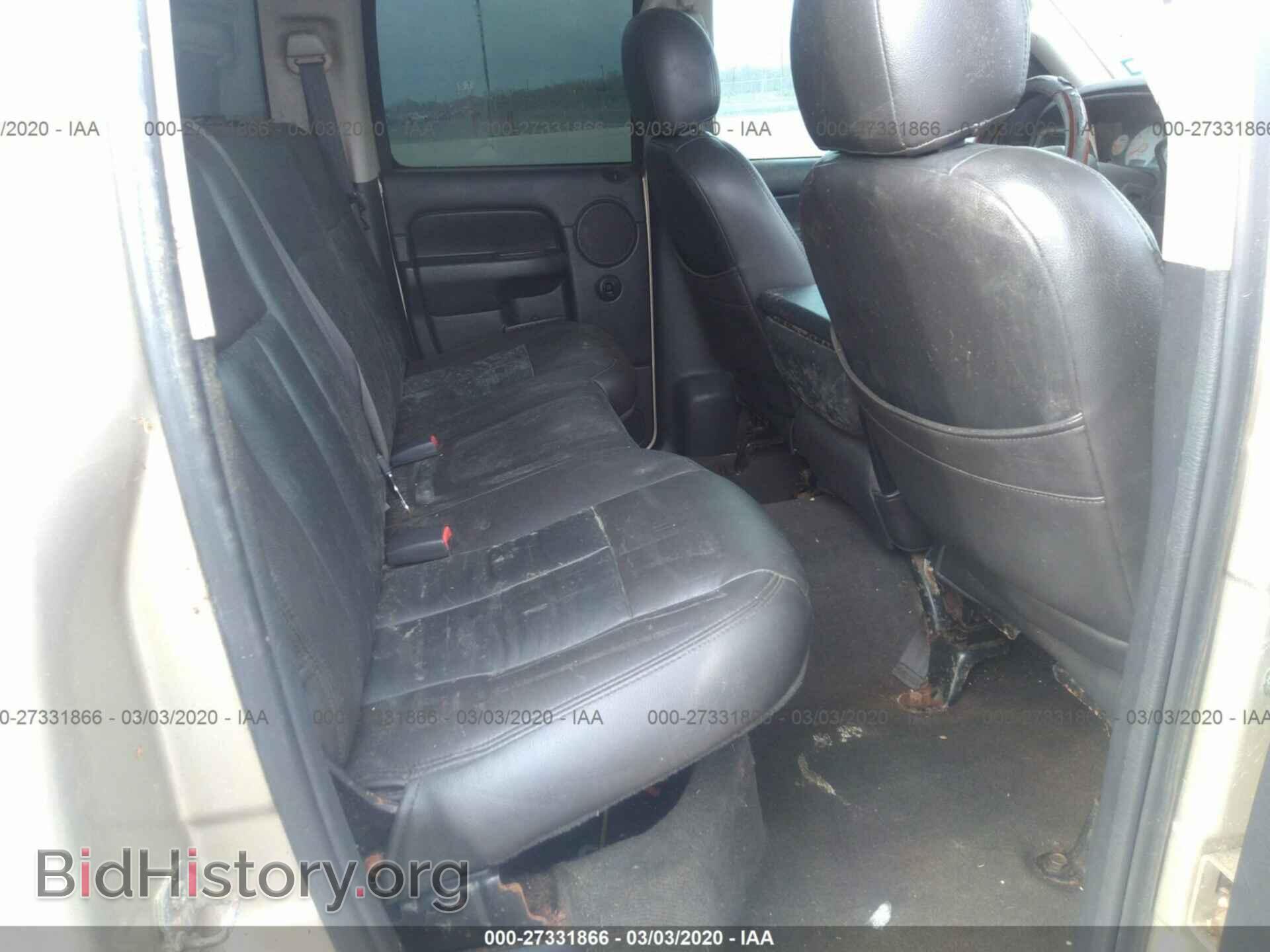 2002 DODGE RAM 1500 - VIN: 1D7HA18N12S711676 - Фото 8