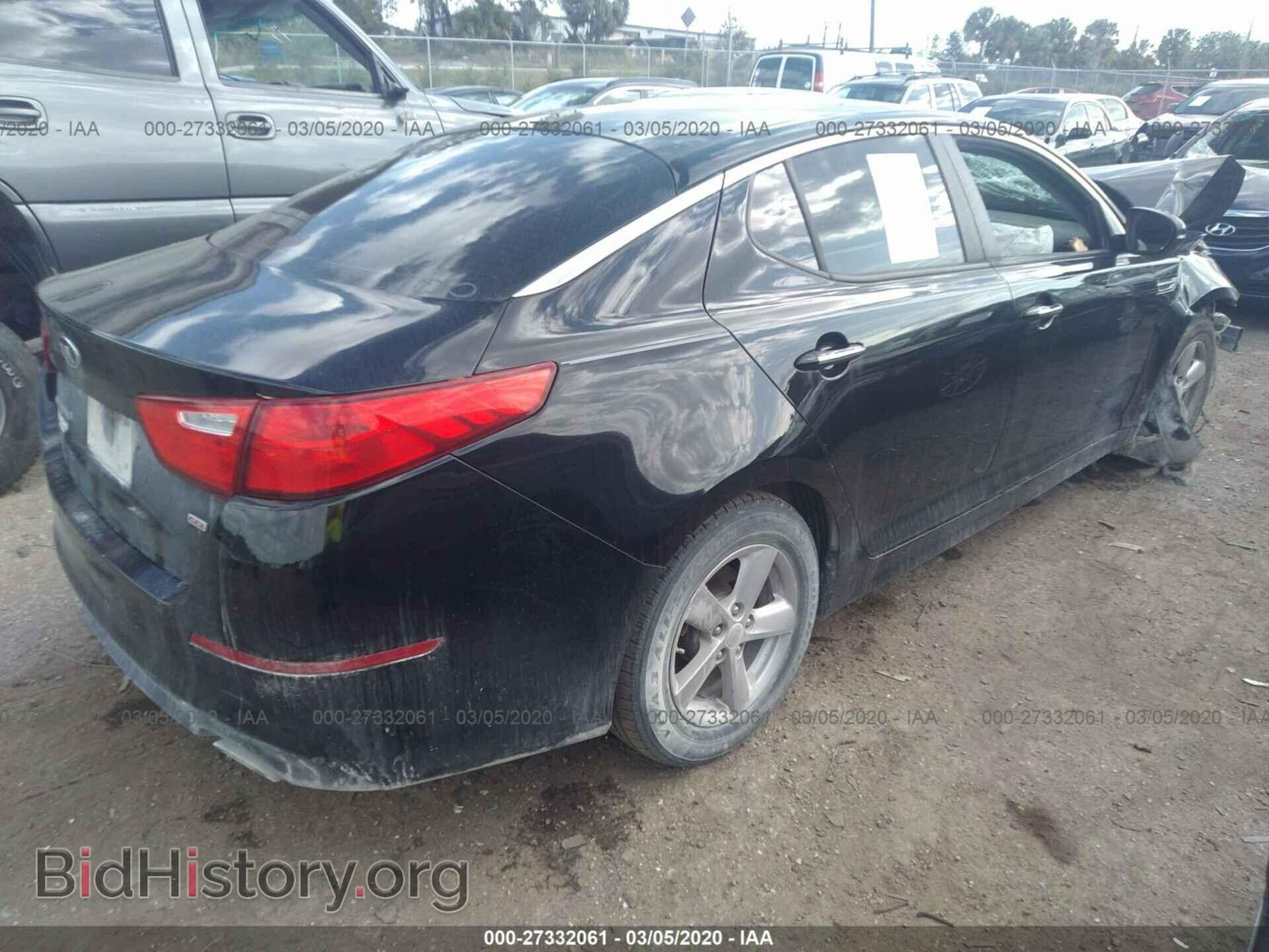 2014 KIA OPTIMA - VIN: 5XXGM4A73EG280105 - Фото 4