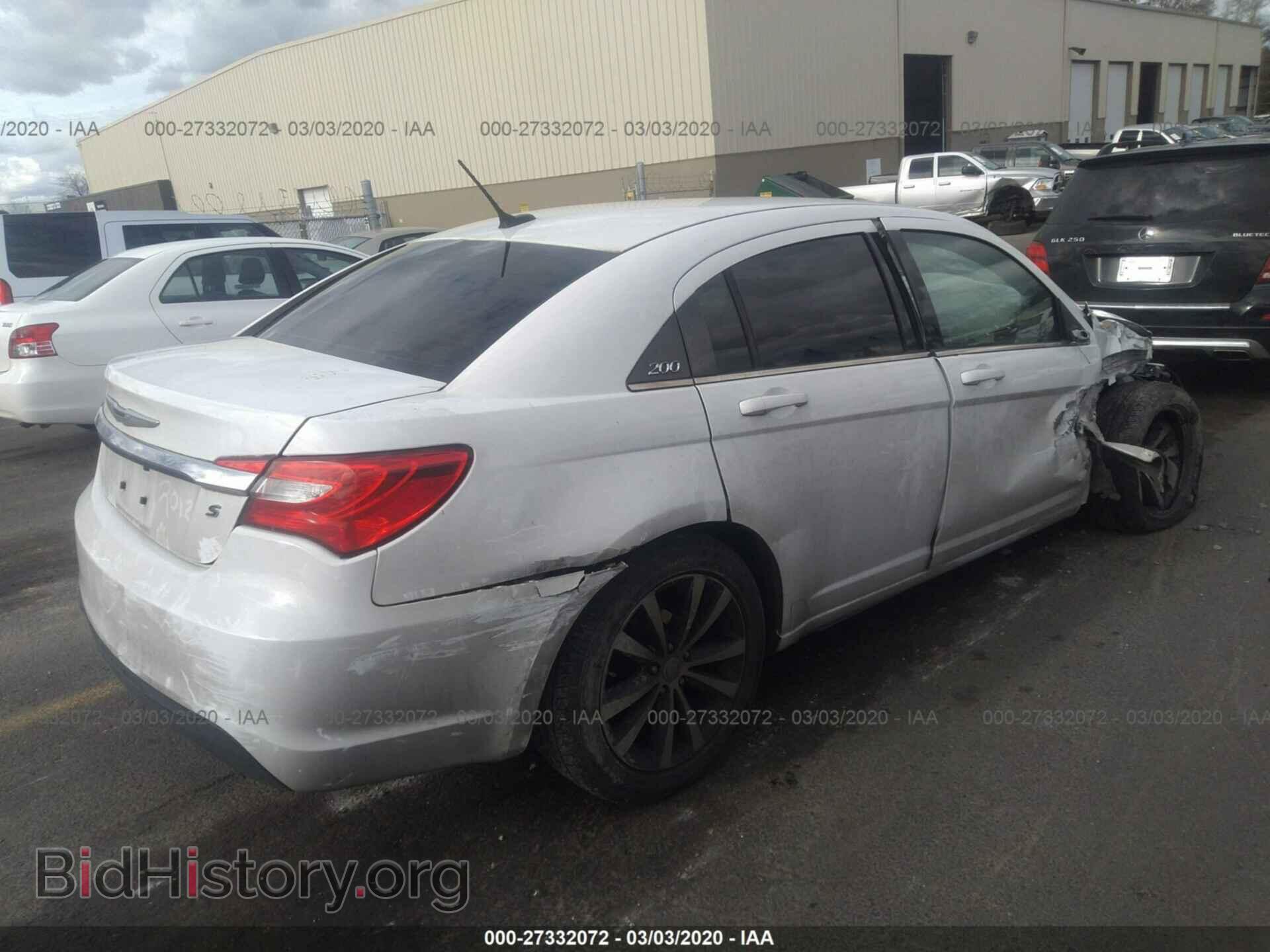 2013 CHRYSLER 200 - VIN: 1C3CCBBB2DN689972 - Фото 4