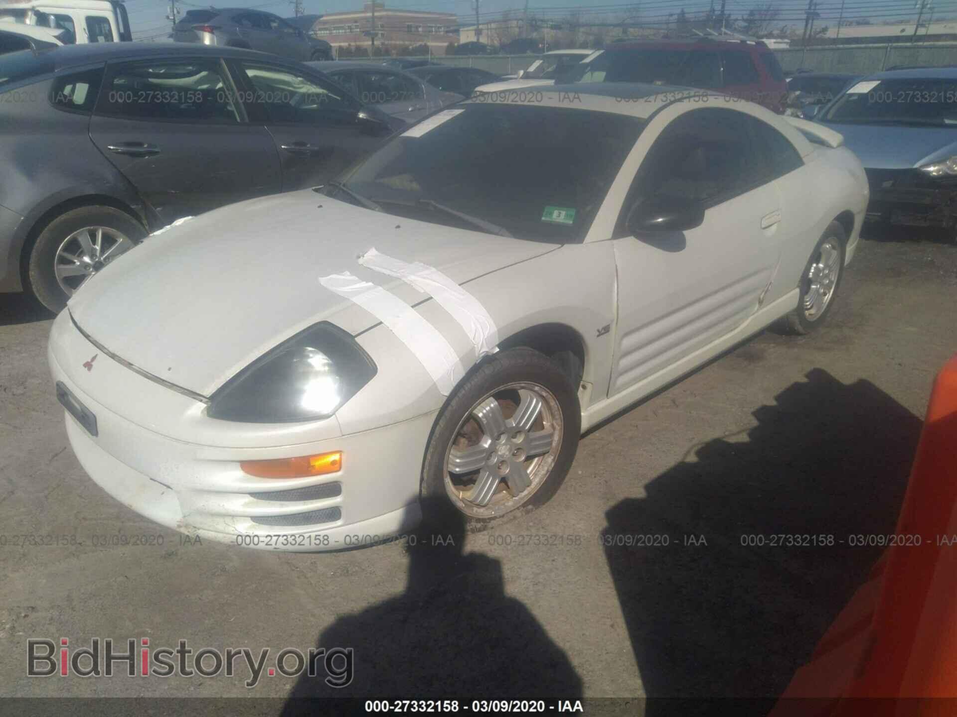 2001 MITSUBISHI ECLIPSE - VIN: 4A3AC84H31E221748 - Фото 2