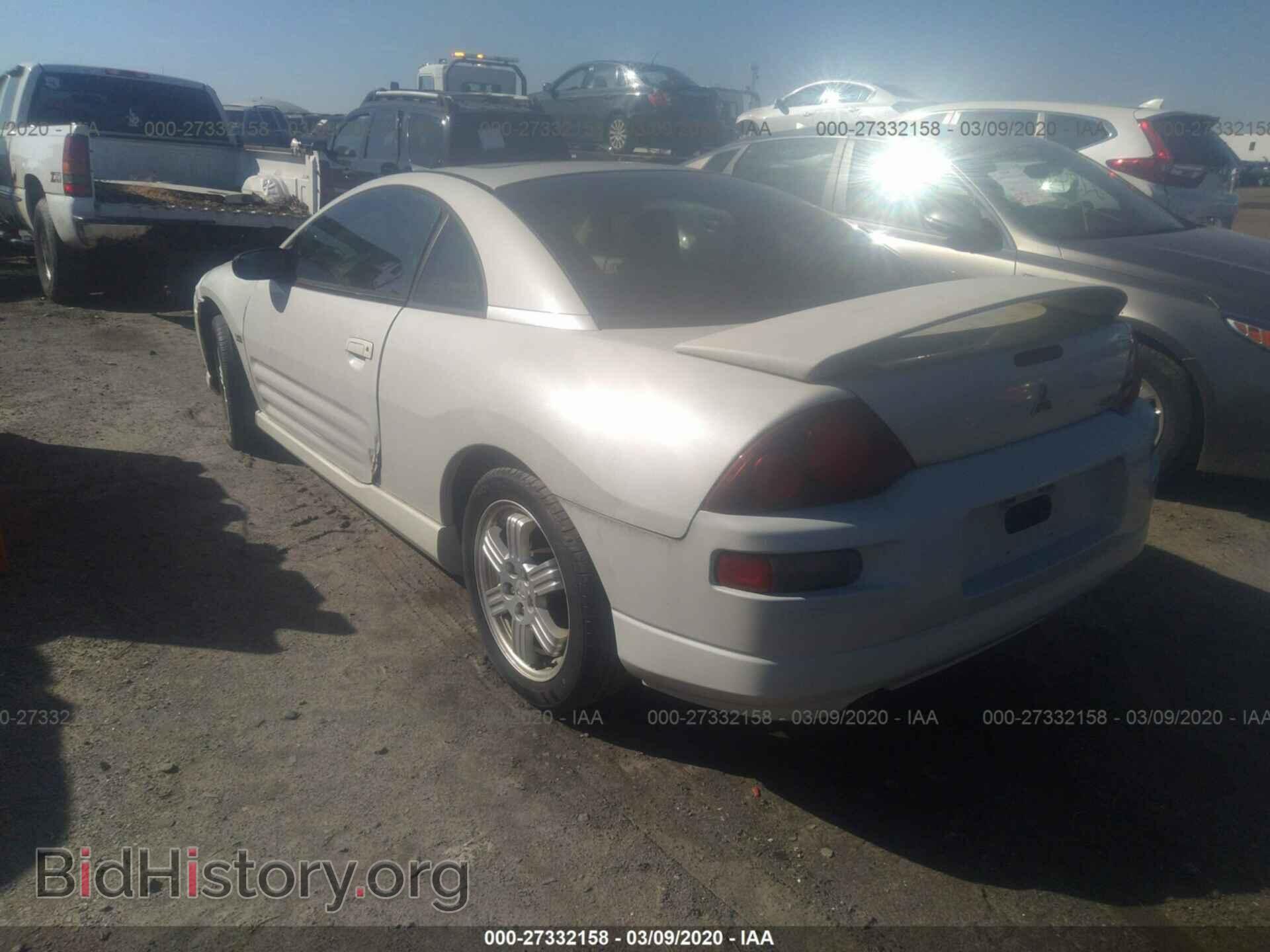 2001 MITSUBISHI ECLIPSE - VIN: 4A3AC84H31E221748 - Фото 3