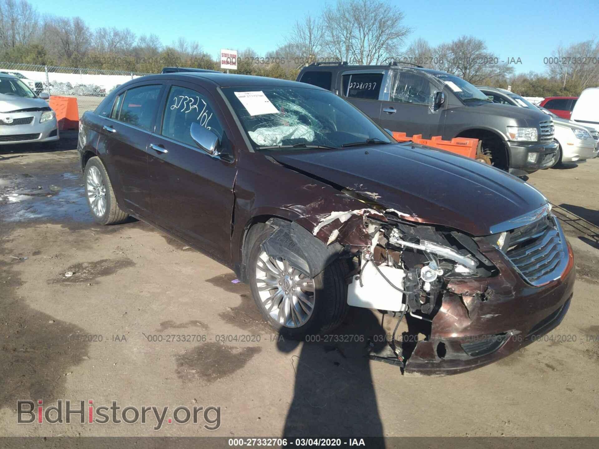 Фотография 1C3CCBCBXCN293303 - CHRYSLER 200 2012