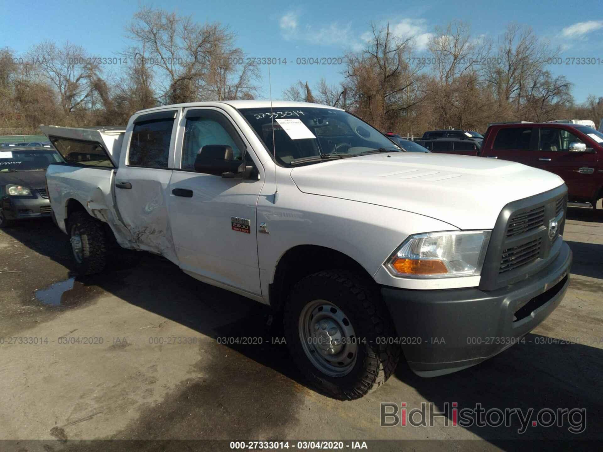 Photo 3C6UD5CL6CG170122 - DODGE RAM 2500 2012