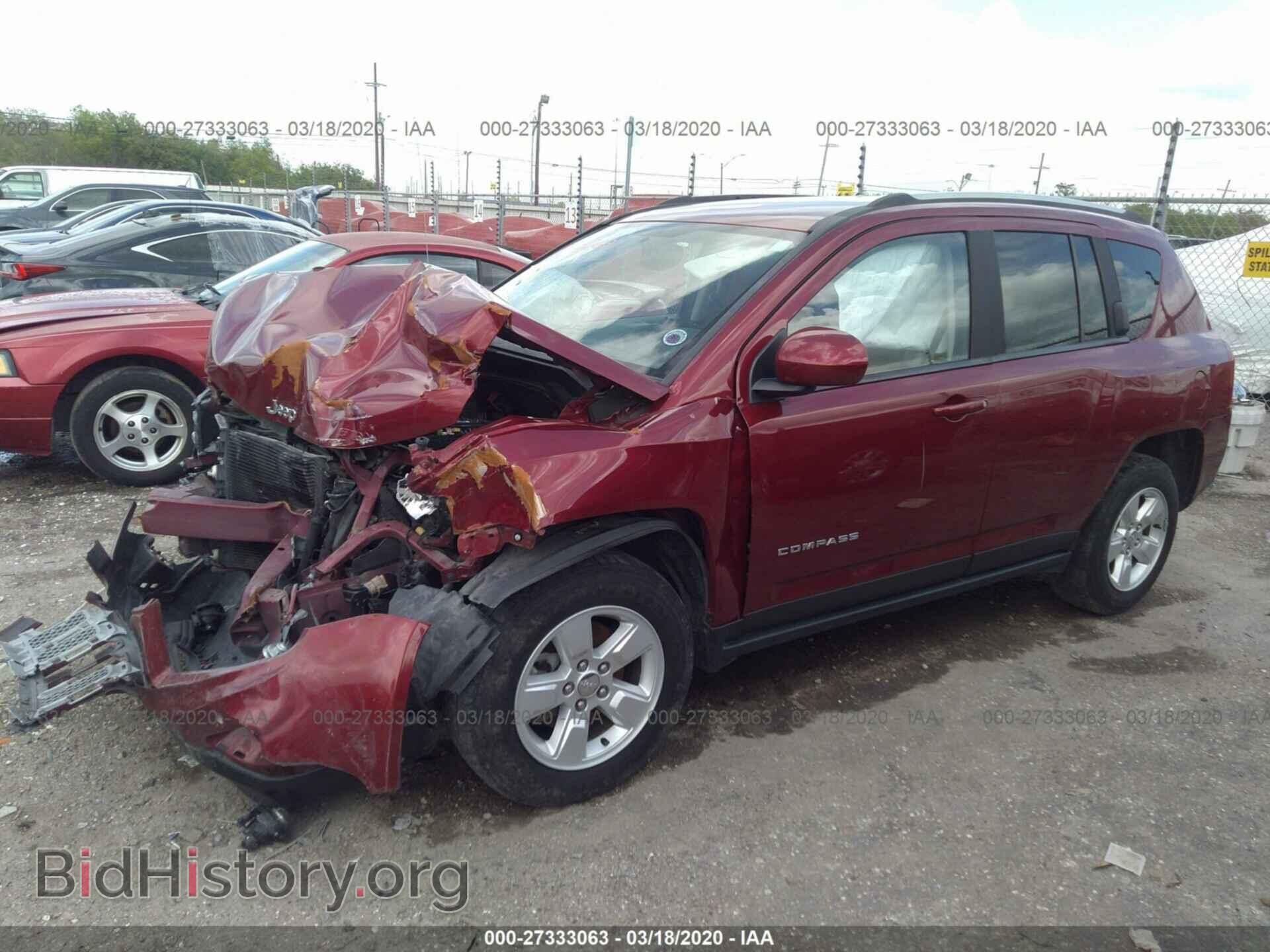 2016 JEEP COMPASS - VIN: 1C4NJCEAXGD769615 - Фото 2