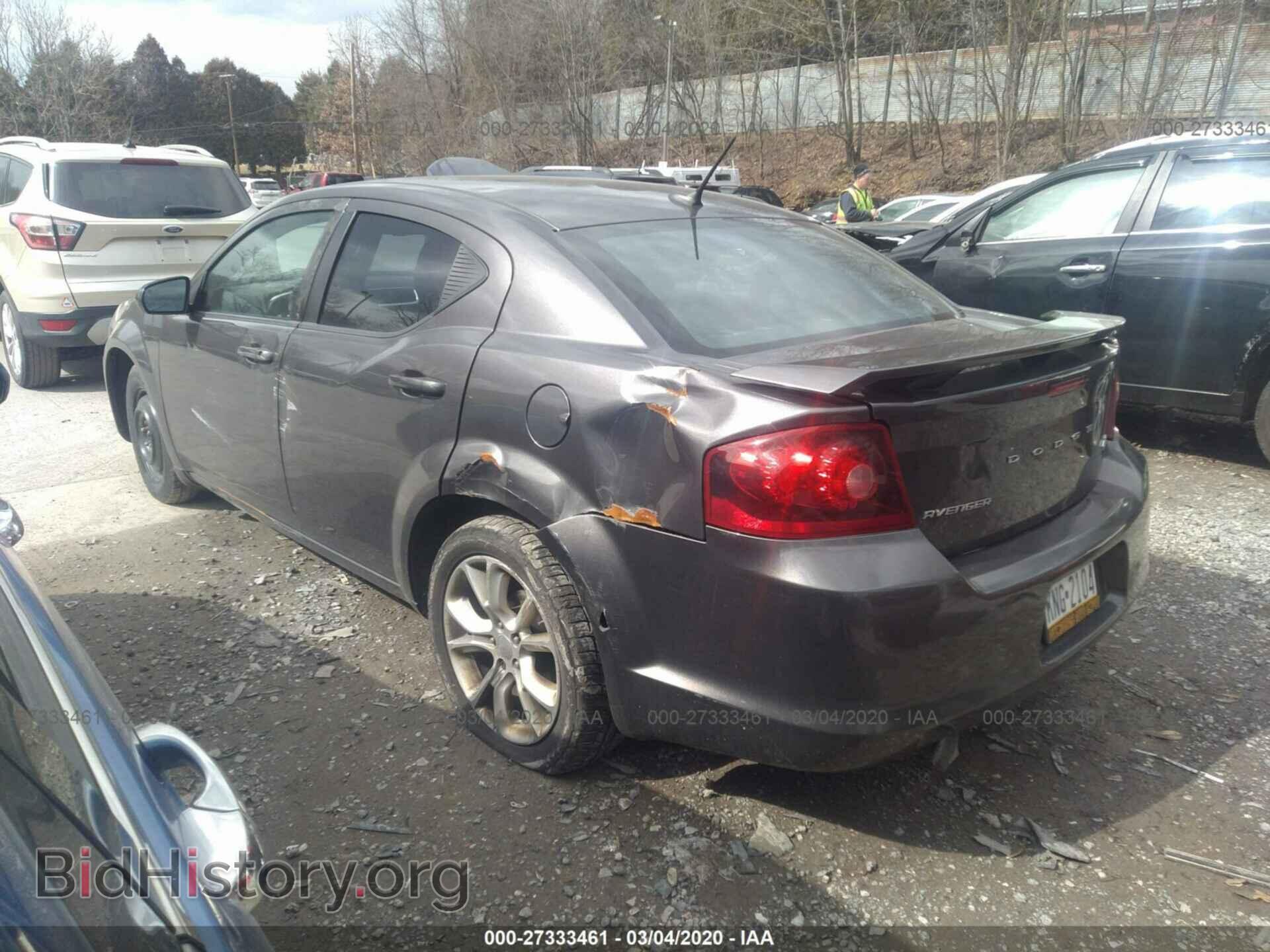 2014 DODGE AVENGER - VIN: 1C3CDZBG4EN222894 - Фото 3