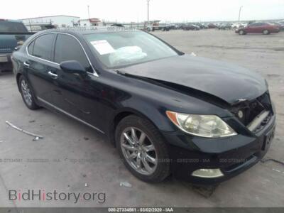 2007 Lexus LS 460, black — VIN JTHBL46F575031498, IAAI