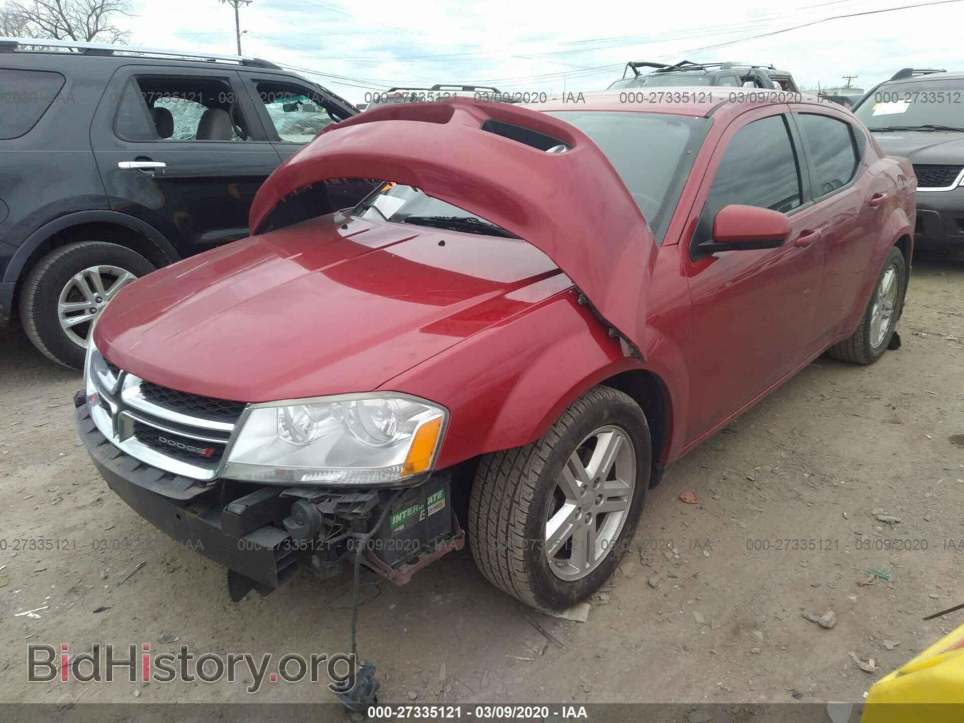2013 DODGE AVENGER - VIN: 1C3CDZCB0DN582830 - Фото 2