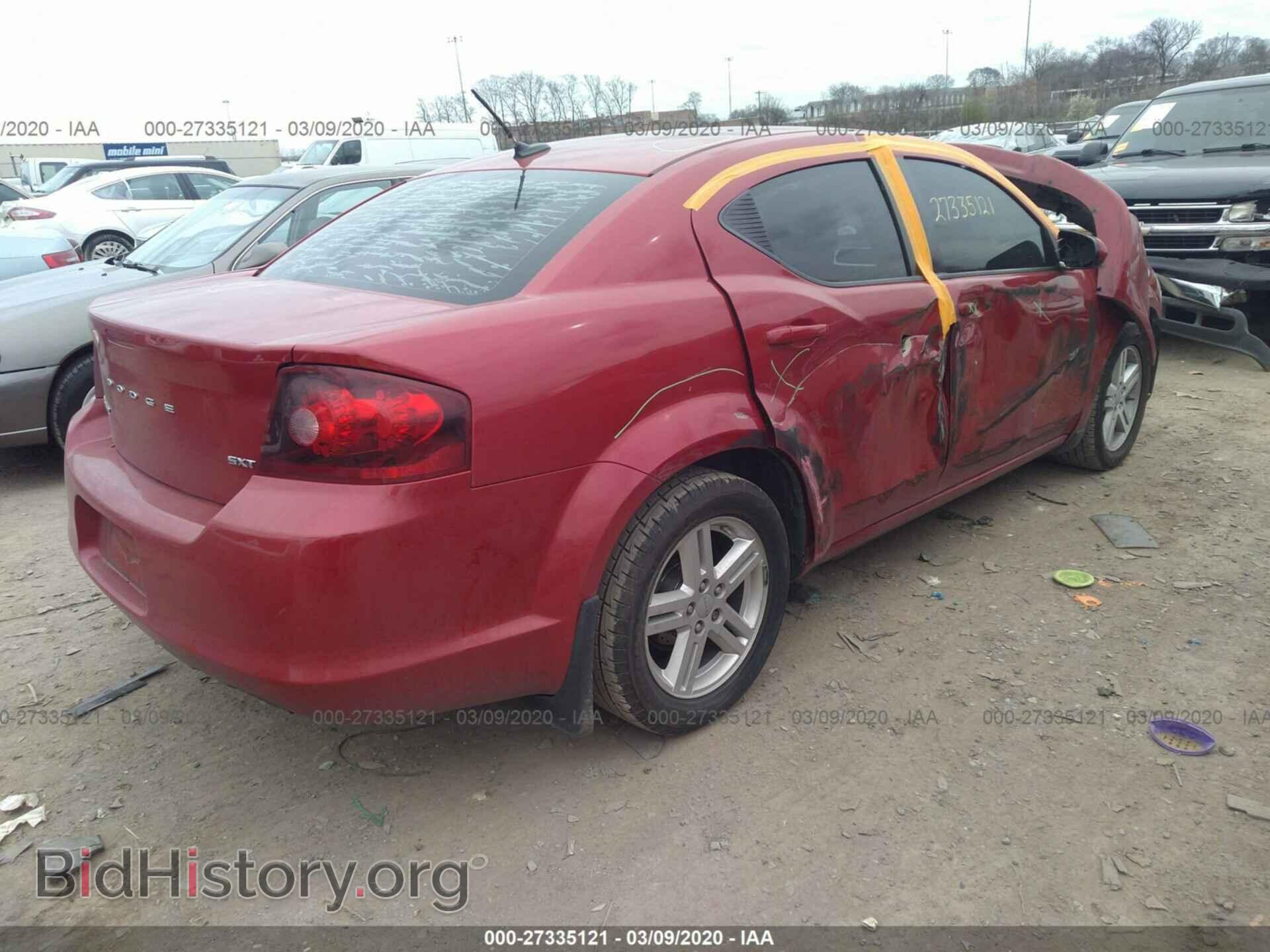 2013 DODGE AVENGER - VIN: 1C3CDZCB0DN582830 - Фото 4