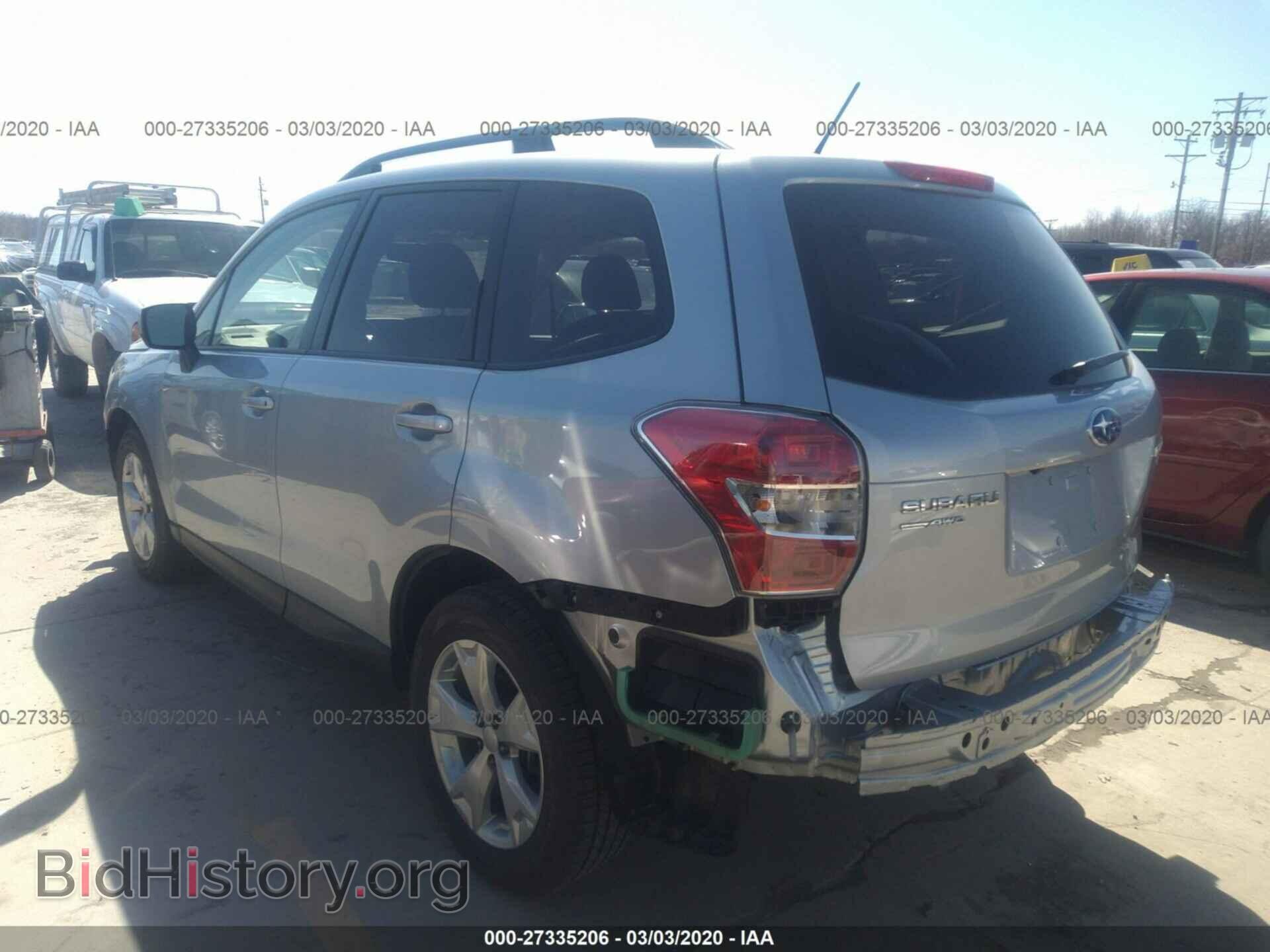2014 SUBARU FORESTER - VIN: JF2SJAEC1EH476329 - Фото 3