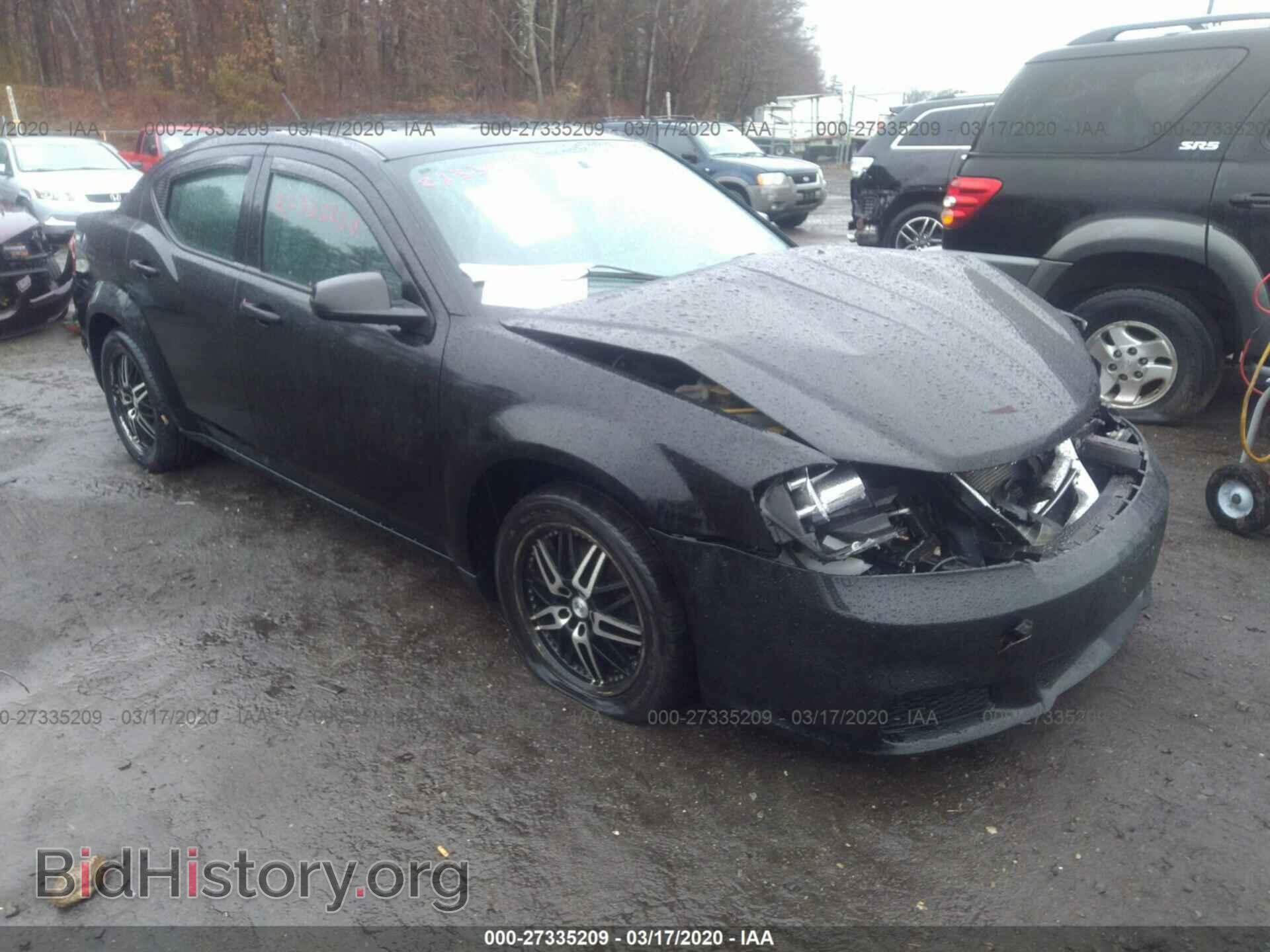 Photo 1C3CDZAB7CN259800 - DODGE AVENGER 2012