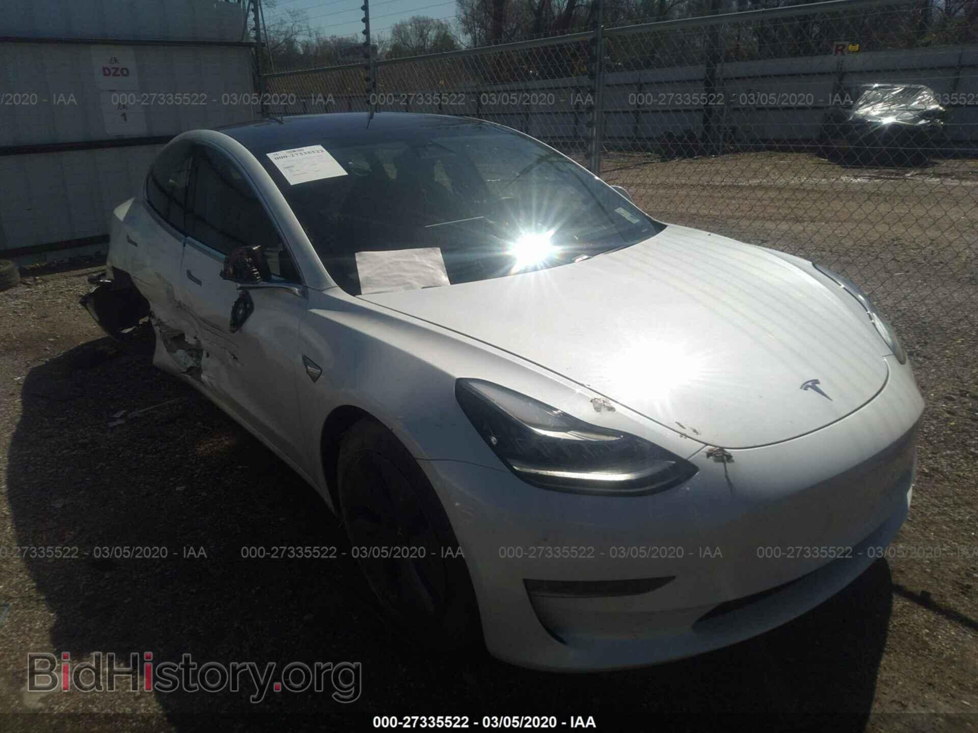 Photo 5YJ3E1EA3KF300156 - TESLA MODEL 3 2019